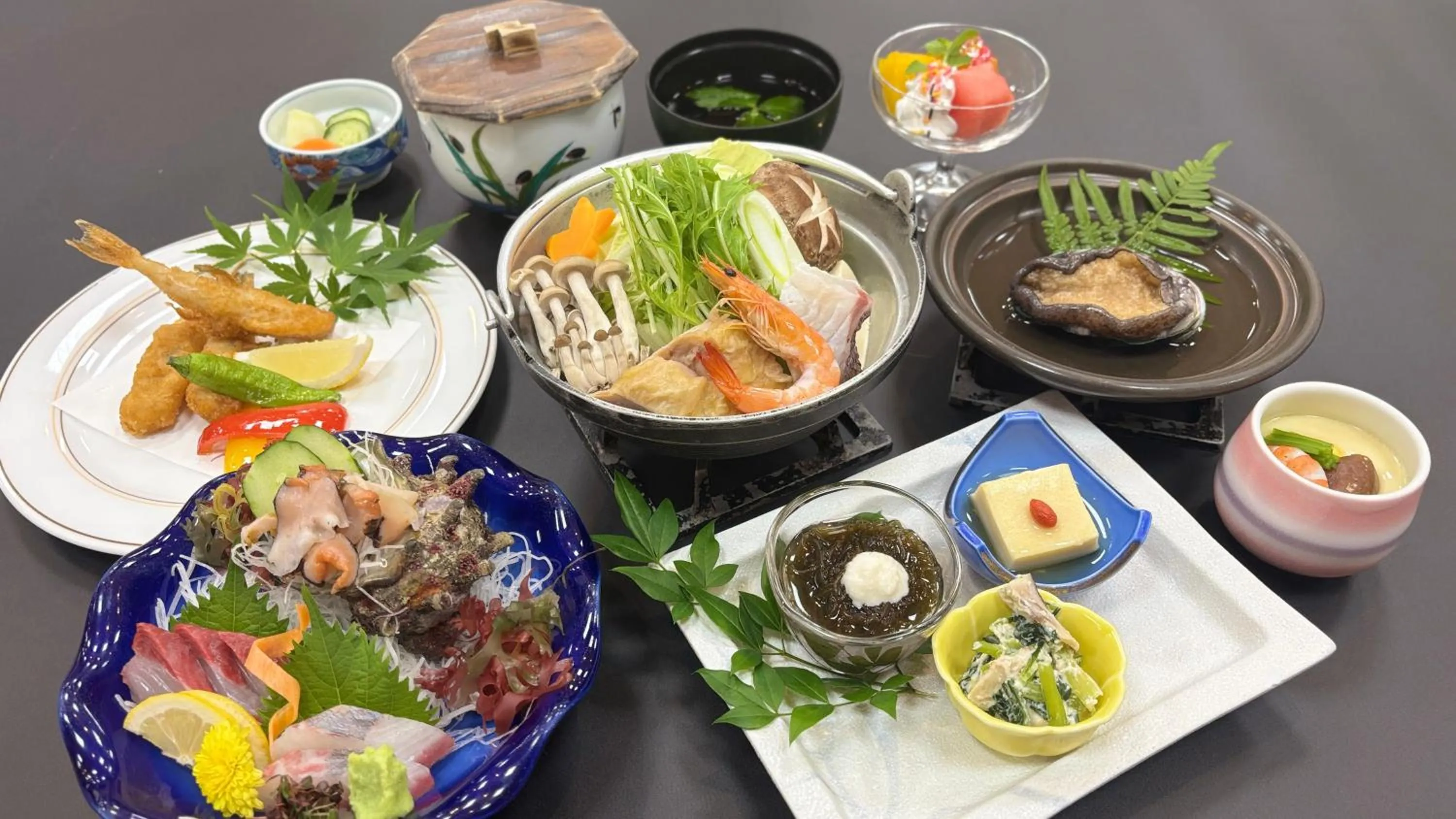 Dinner in Ichinomata Onsen Kanko Hotel