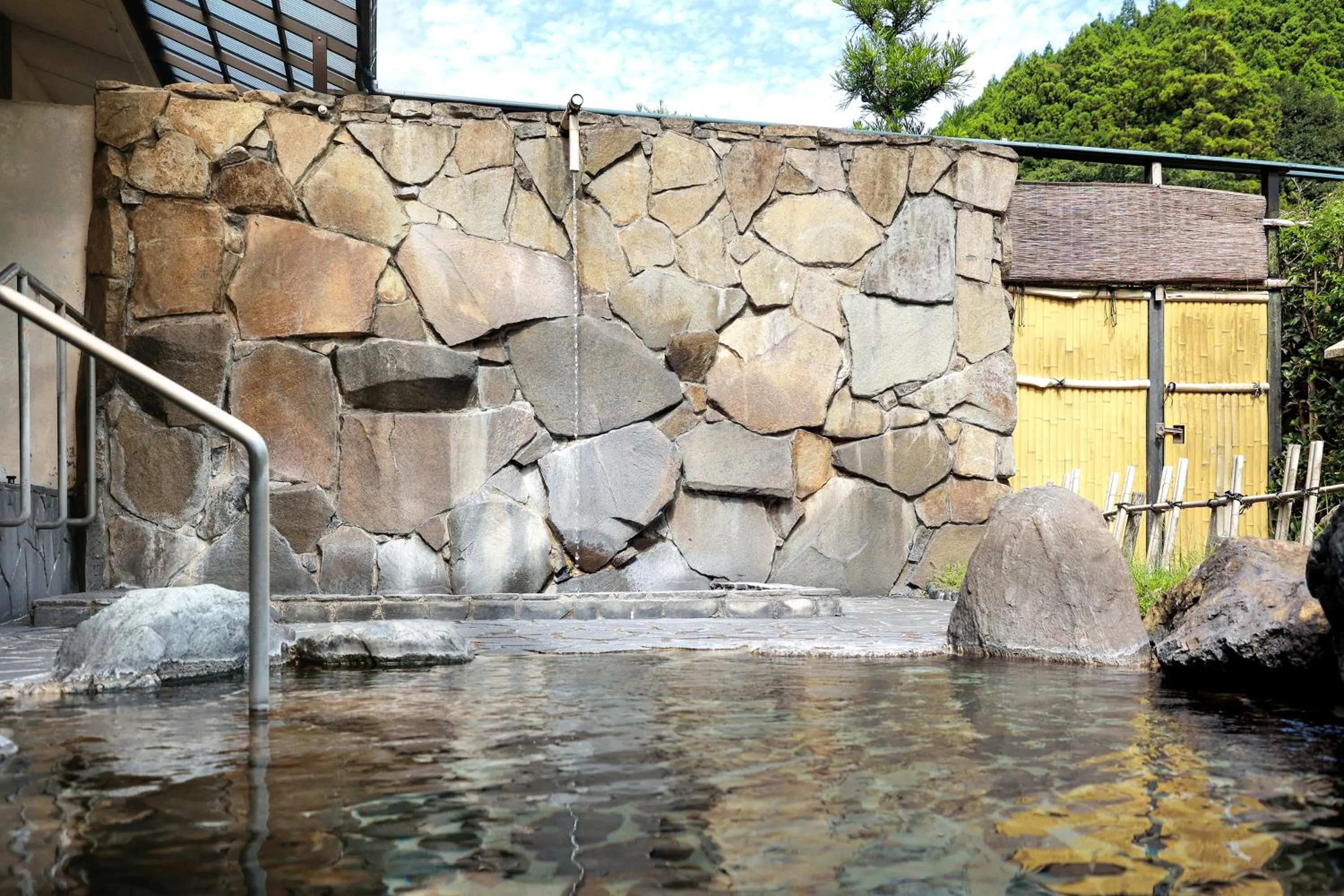 Hot Spring Bath in Ichinomata Onsen Kanko Hotel