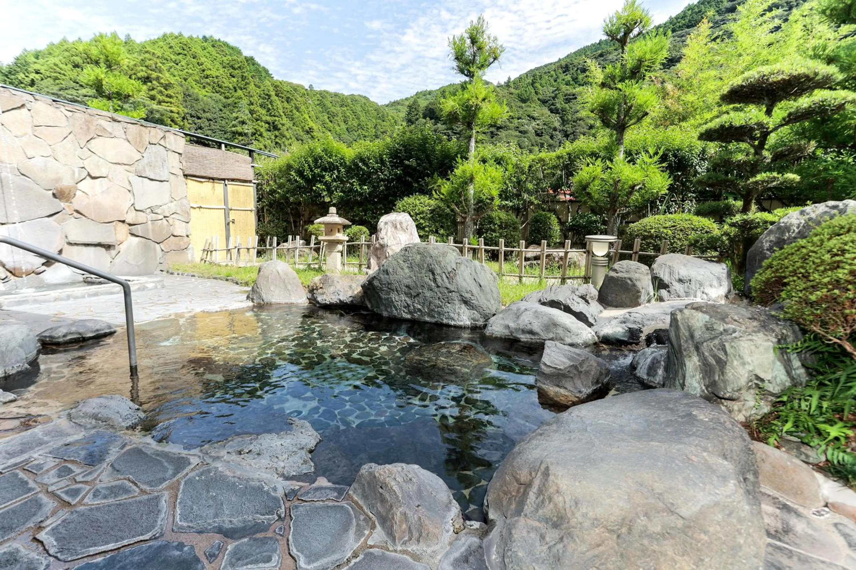 Hot Spring Bath in Ichinomata Onsen Kanko Hotel