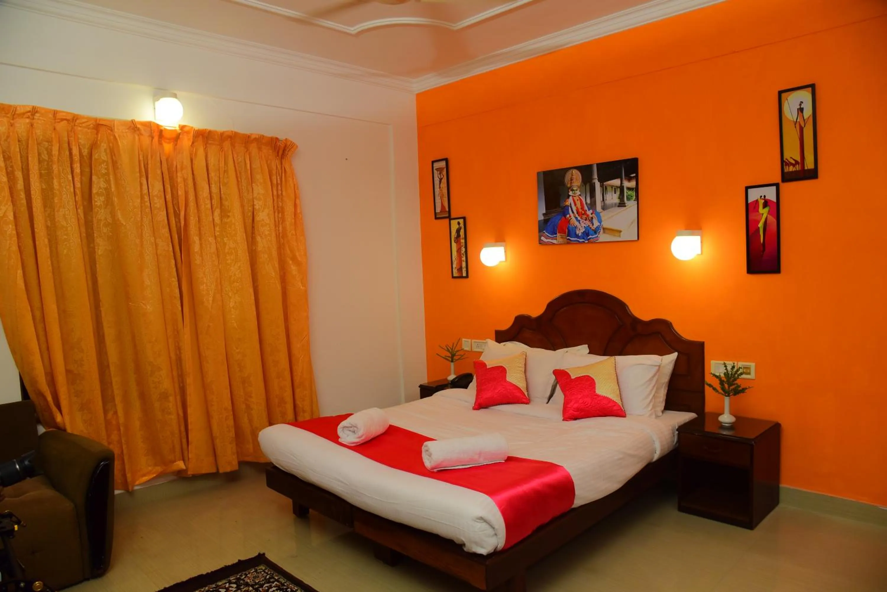 Bed in Ocean Bay Ayurvedic Beach Resort