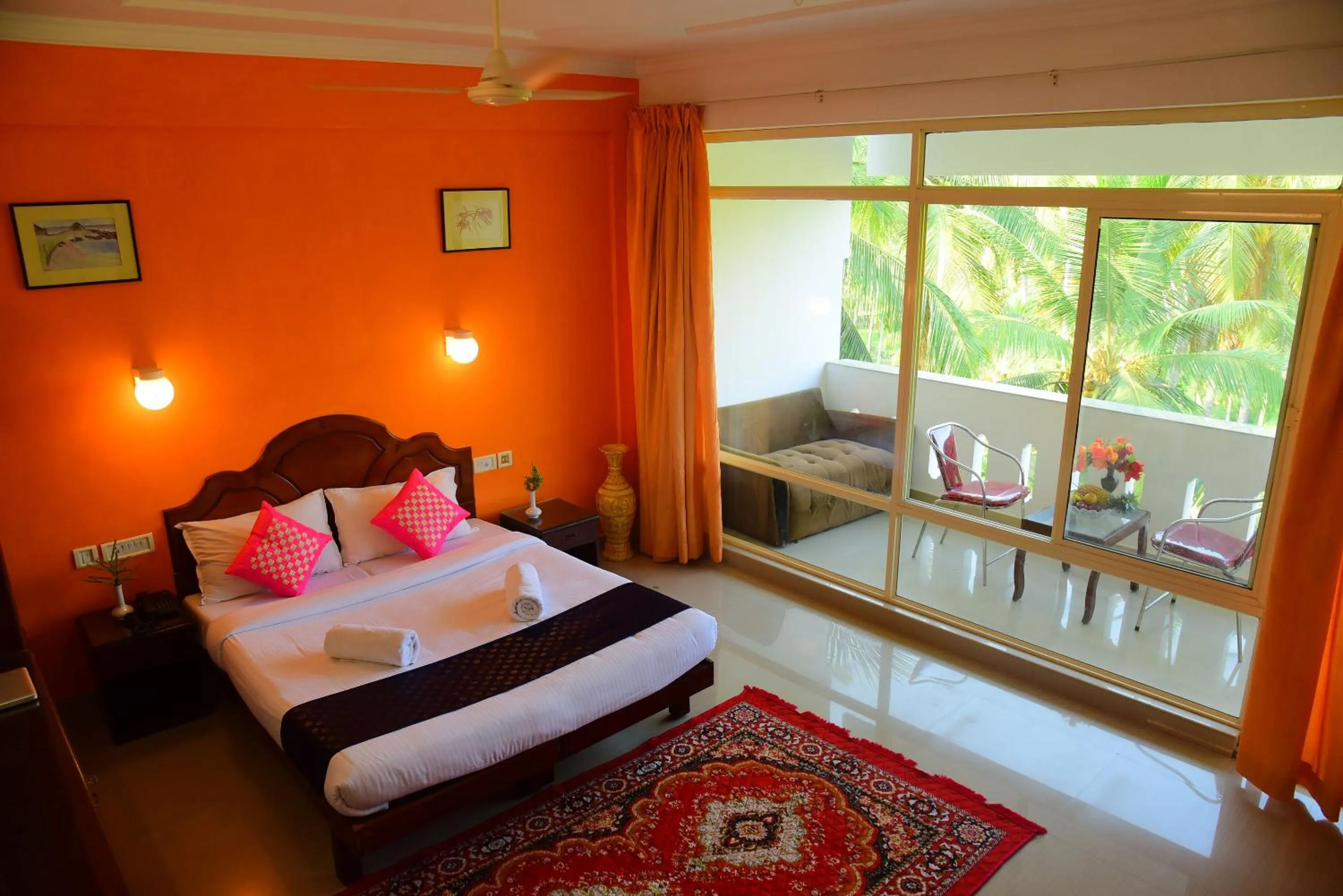 Photo of the whole room, Bed in Ocean Bay Ayurvedic Beach Resort