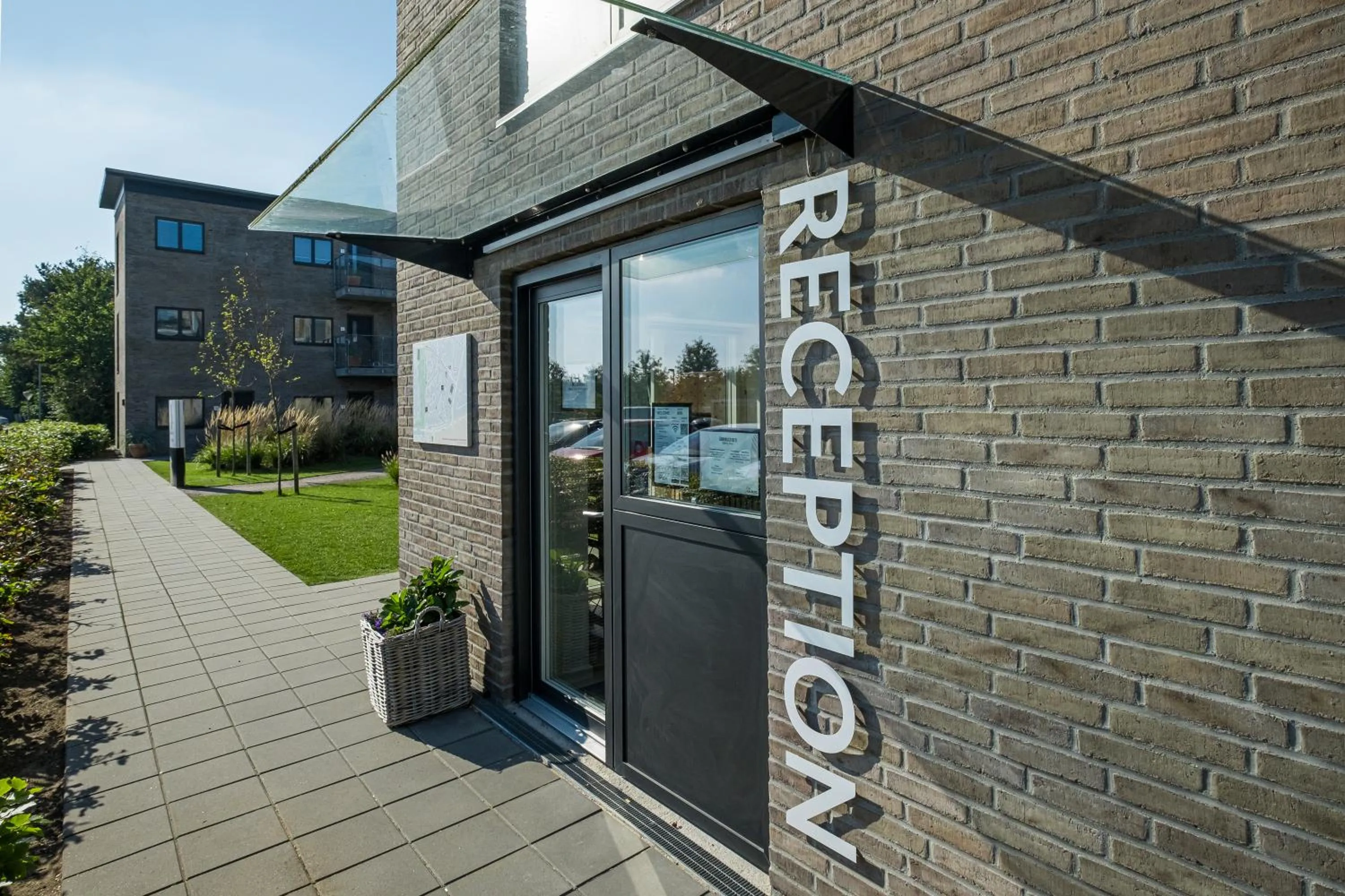 Facade/entrance in Aalborg Hotel Apartments
