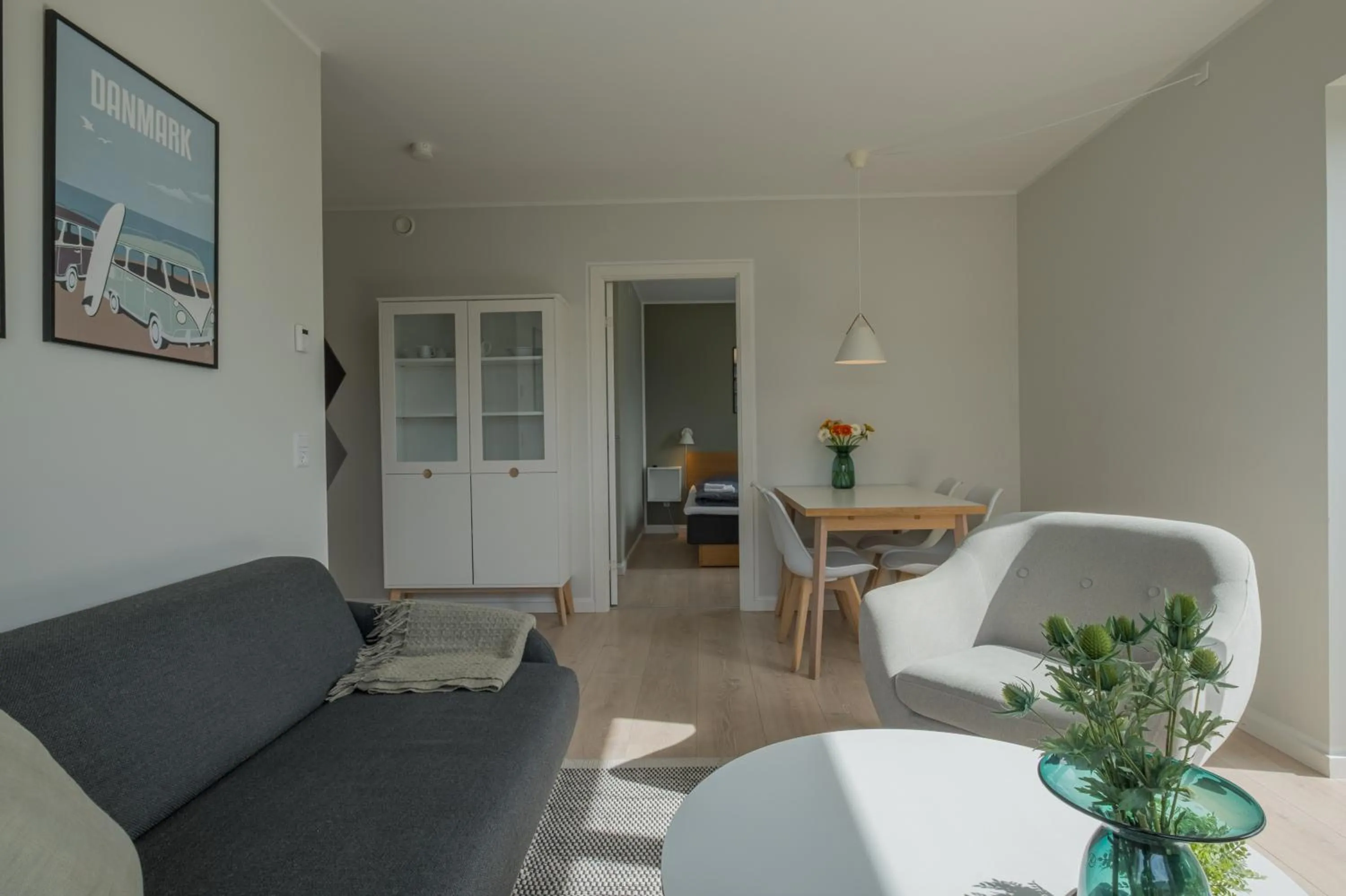Living room in Aalborg Hotel Apartments