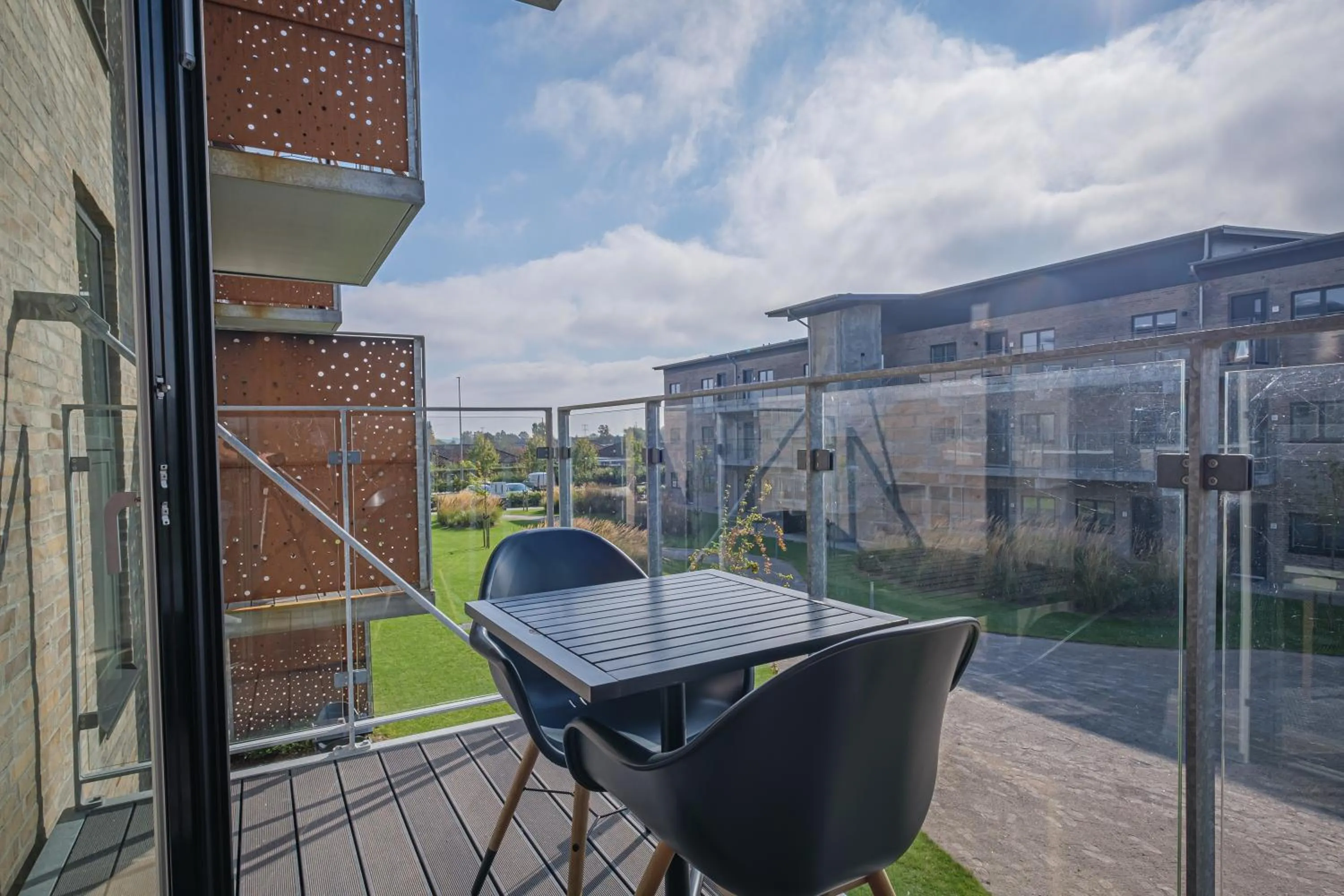 Balcony/Terrace in Aalborg Hotel Apartments