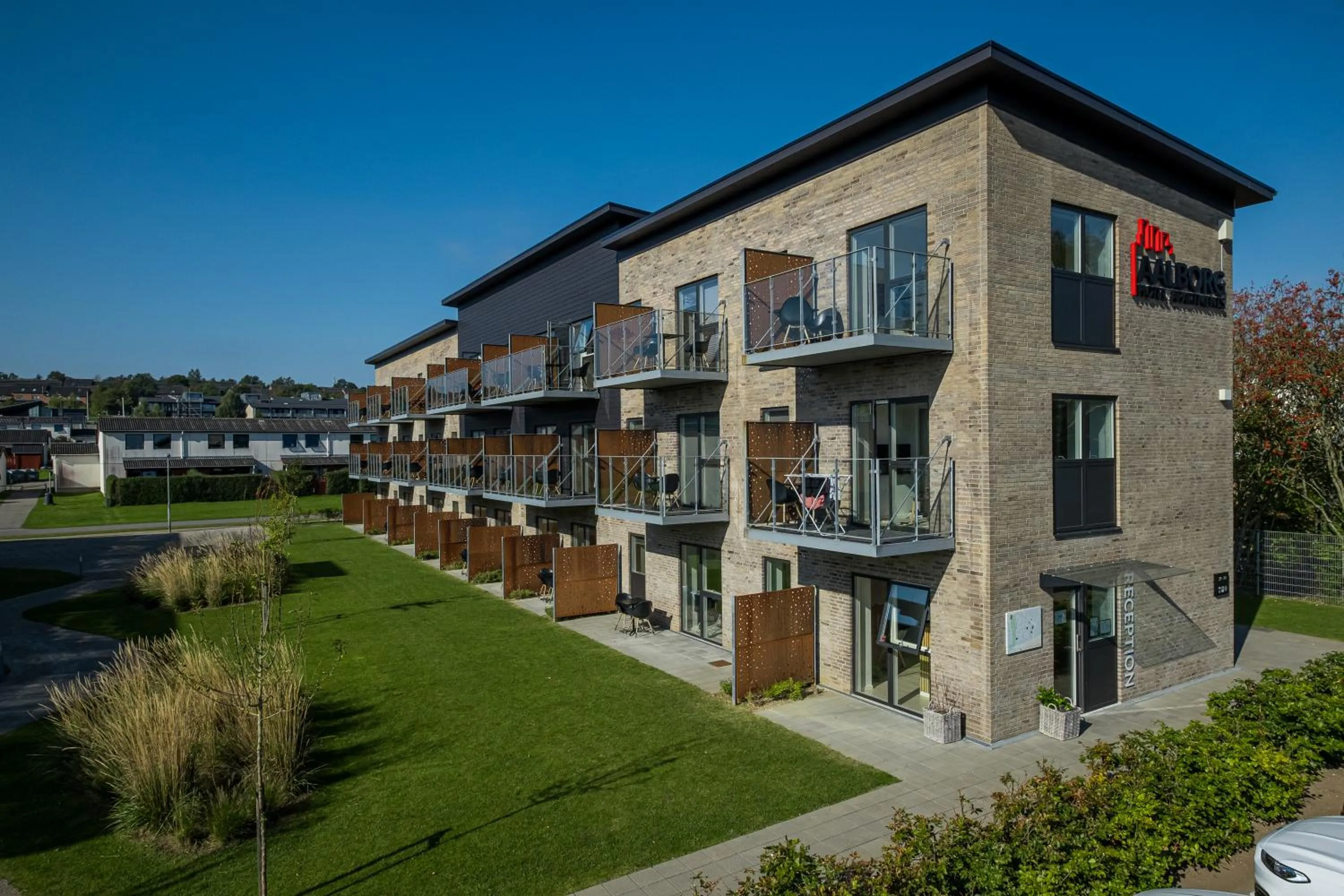 Property building in Aalborg Hotel Apartments