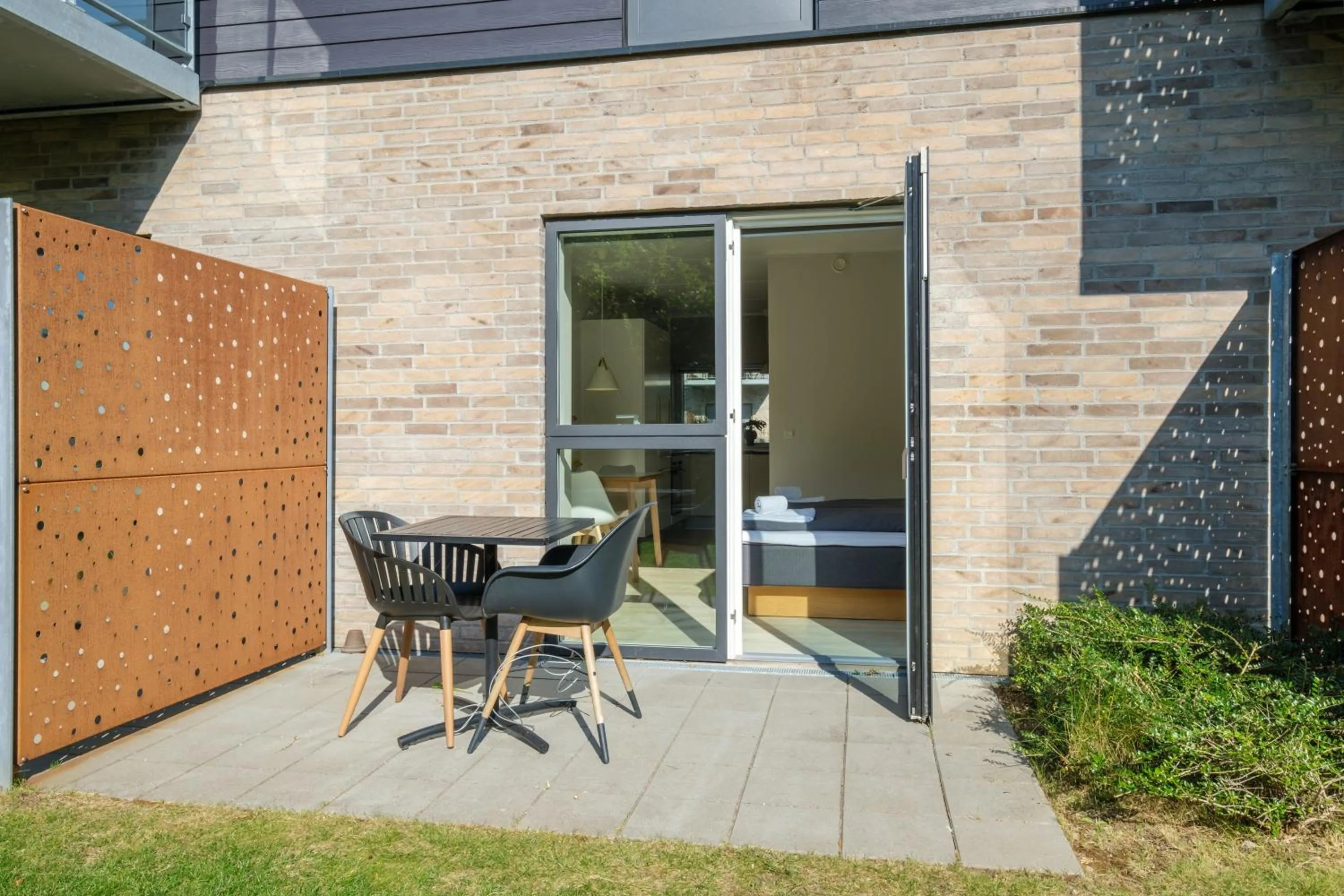 Balcony/Terrace in Aalborg Hotel Apartments