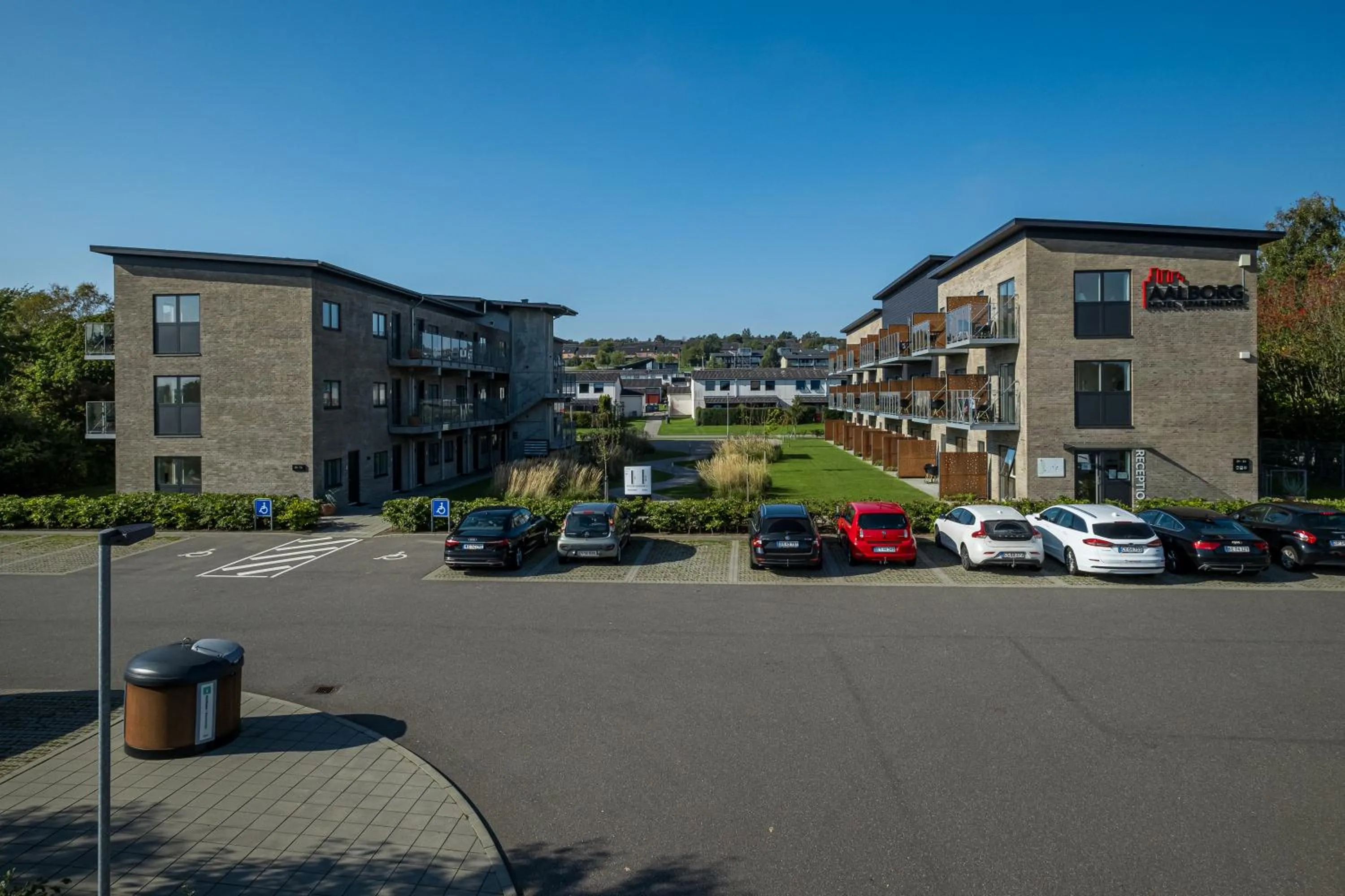 Property building in Aalborg Hotel Apartments