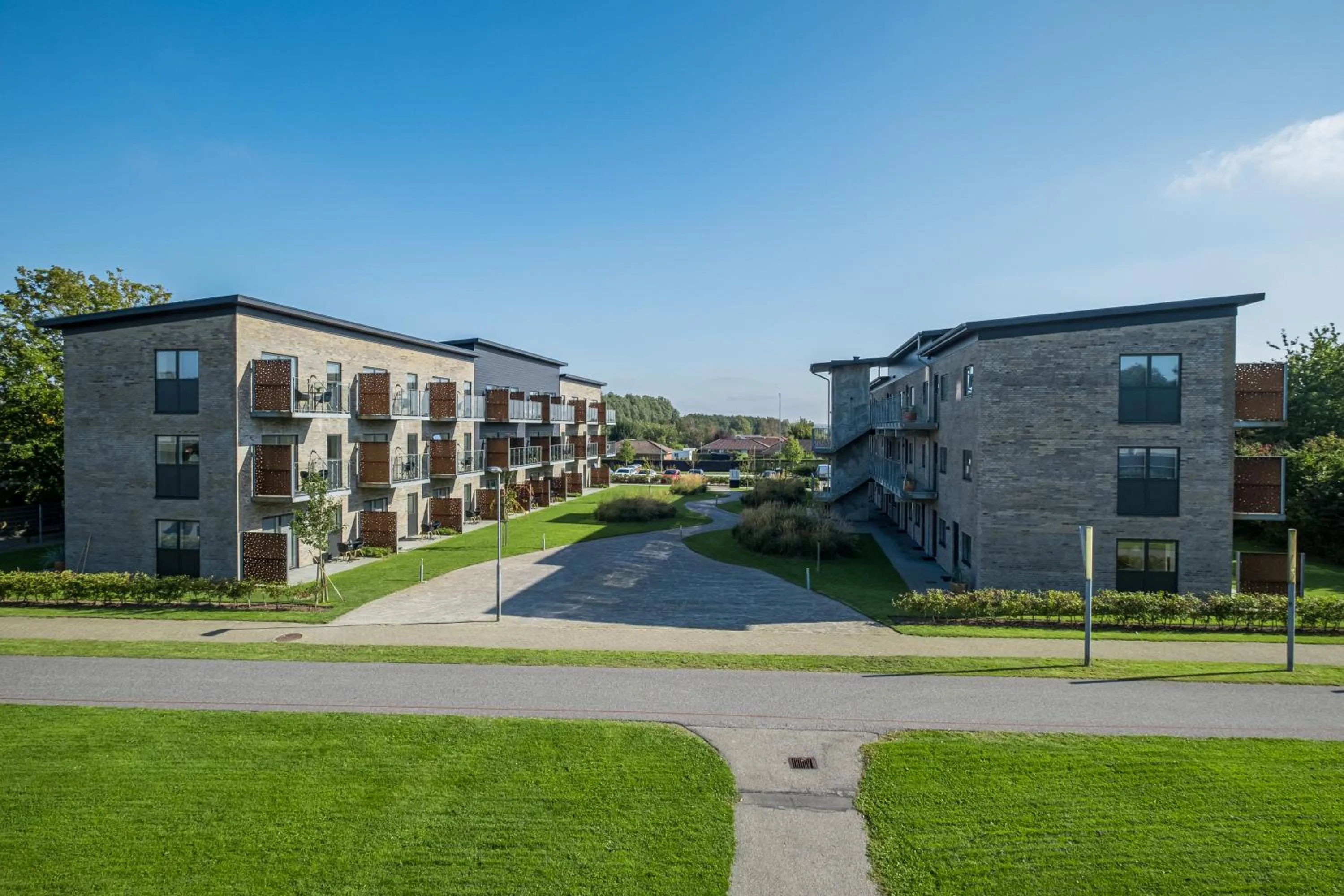 Property building in Aalborg Hotel Apartments