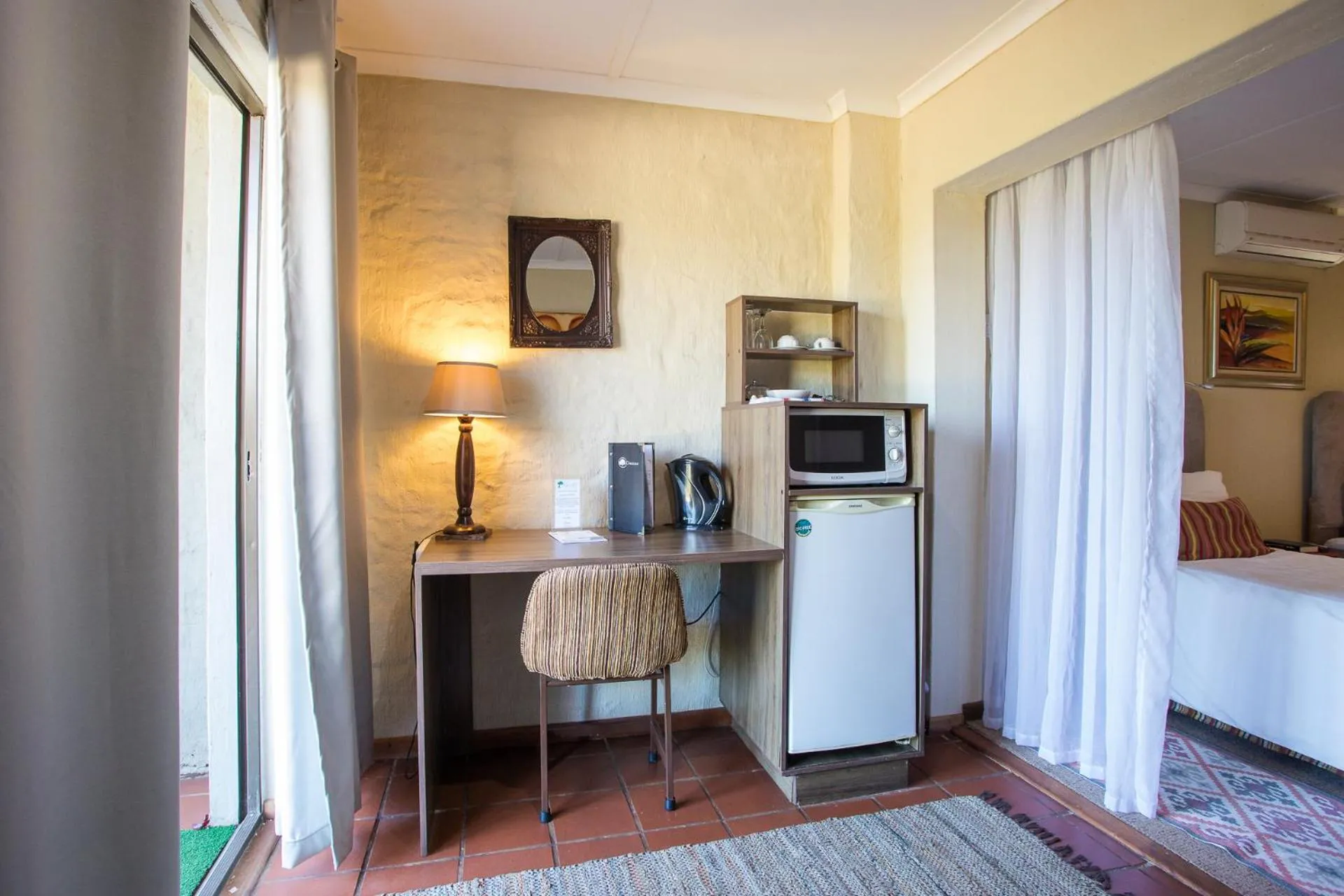 Coffee/tea facilities, Bed in Damas Guest Farm