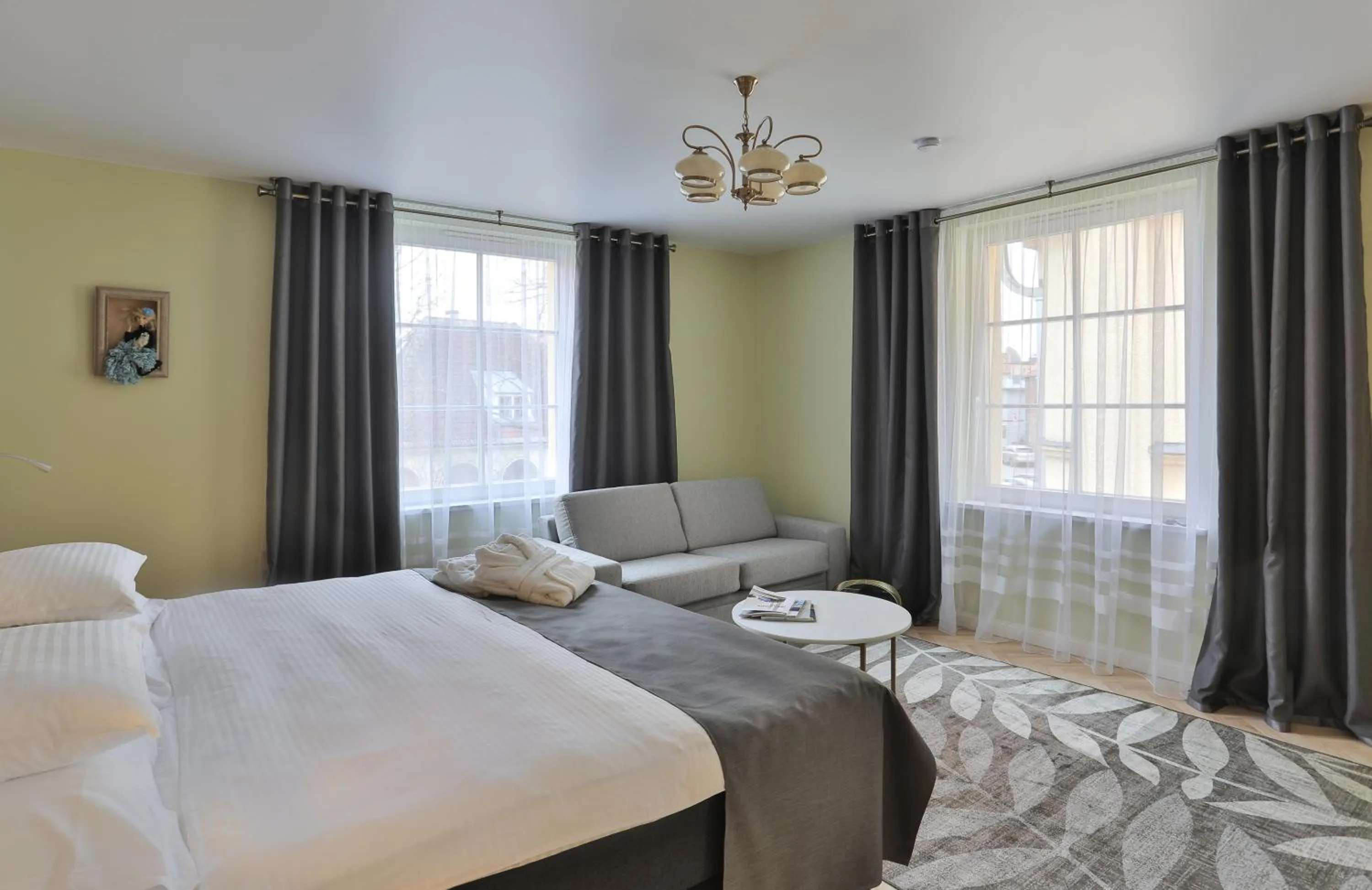 Living room, Bed in Dönhoff Residence