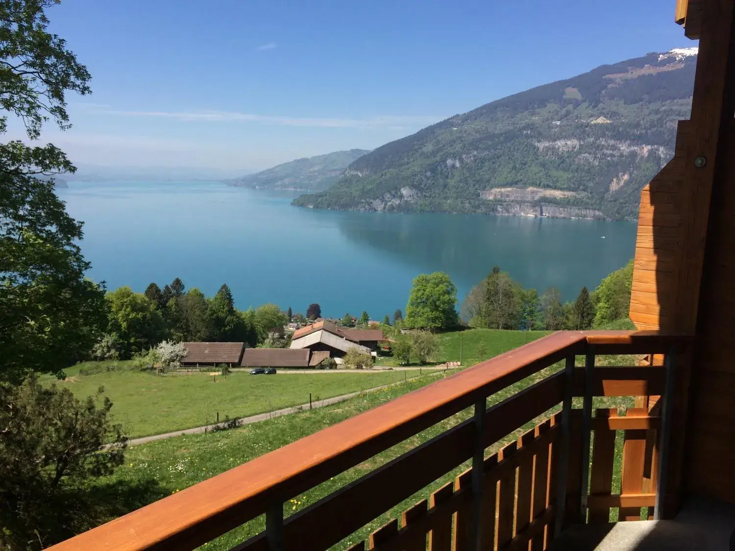 Double Room with Lake View in Hotel Meielisalp Double Room with Lake View in Hotel Meielisalp