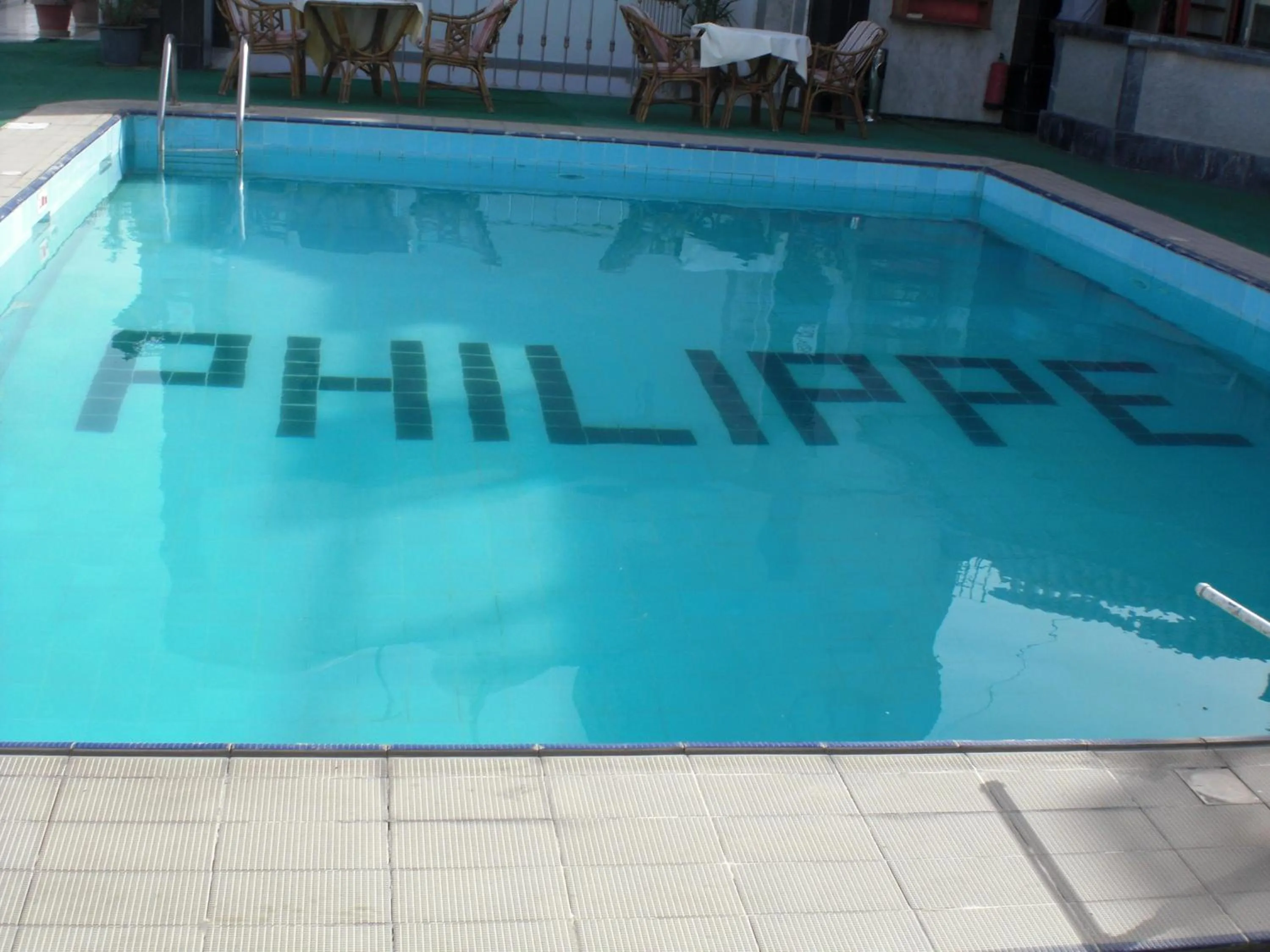 Swimming pool in Philippe Luxor Hotel