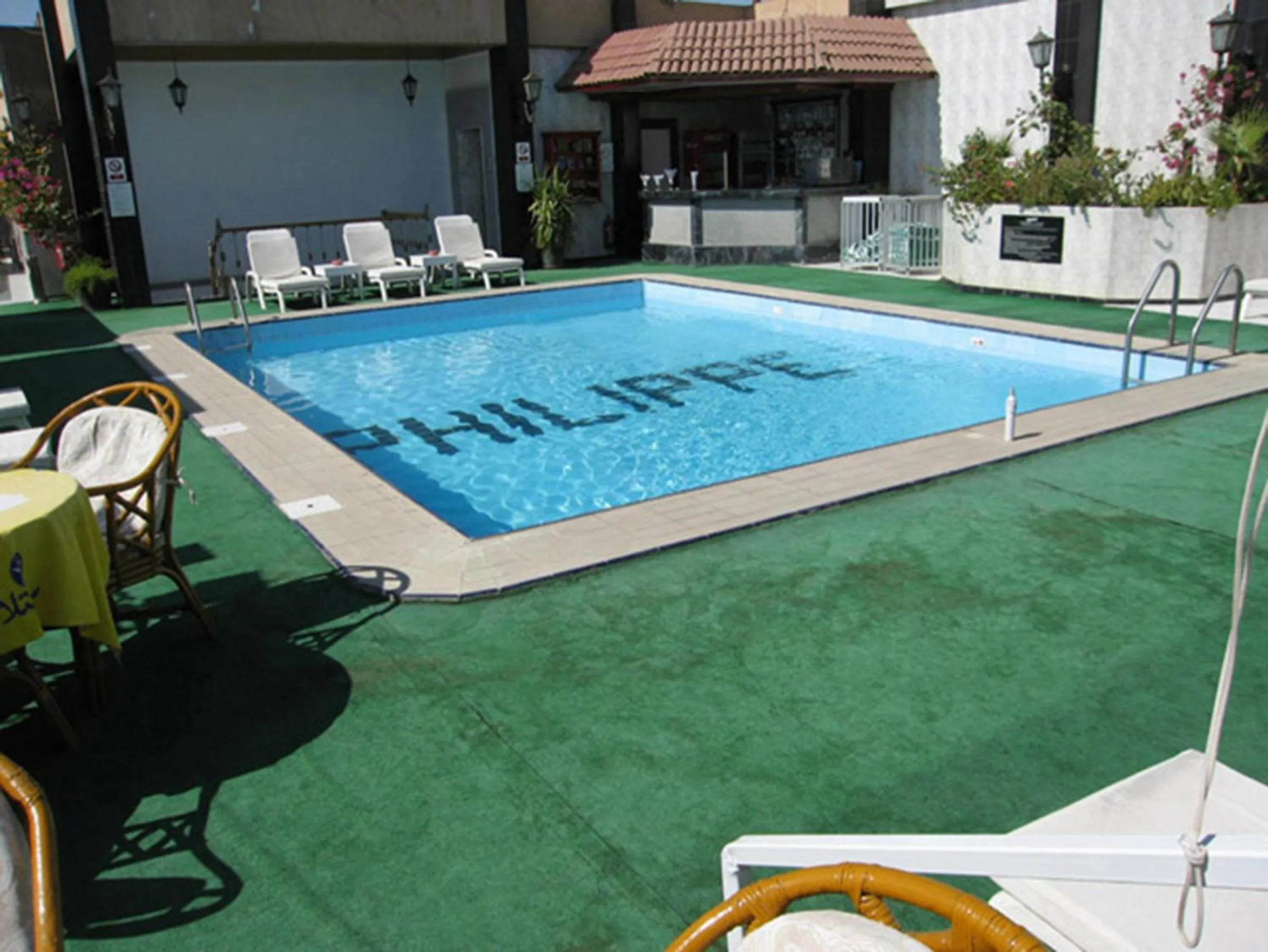 Swimming pool in Philippe Luxor Hotel