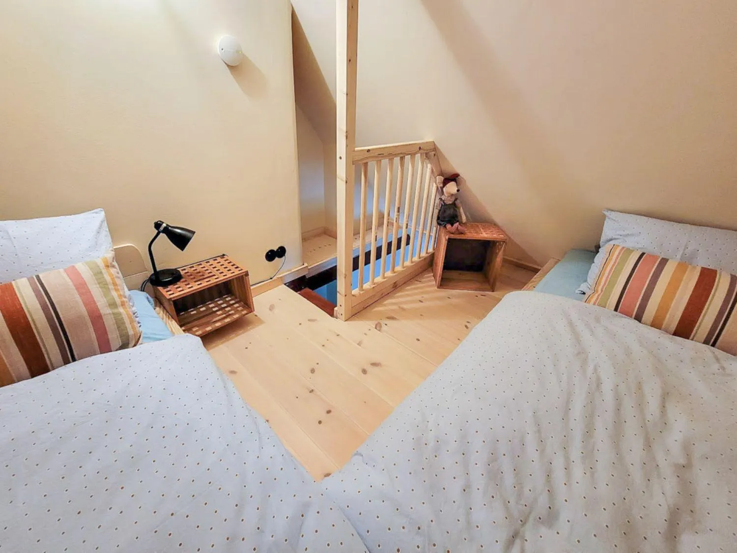 Bed in Møllehusets Bed & Breakfast