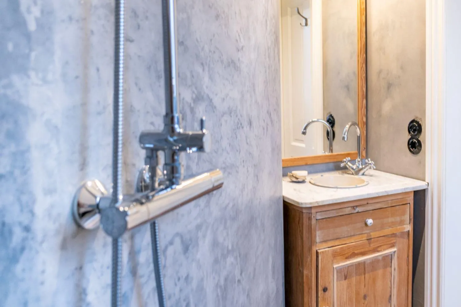 Bathroom in Møllehusets Bed & Breakfast