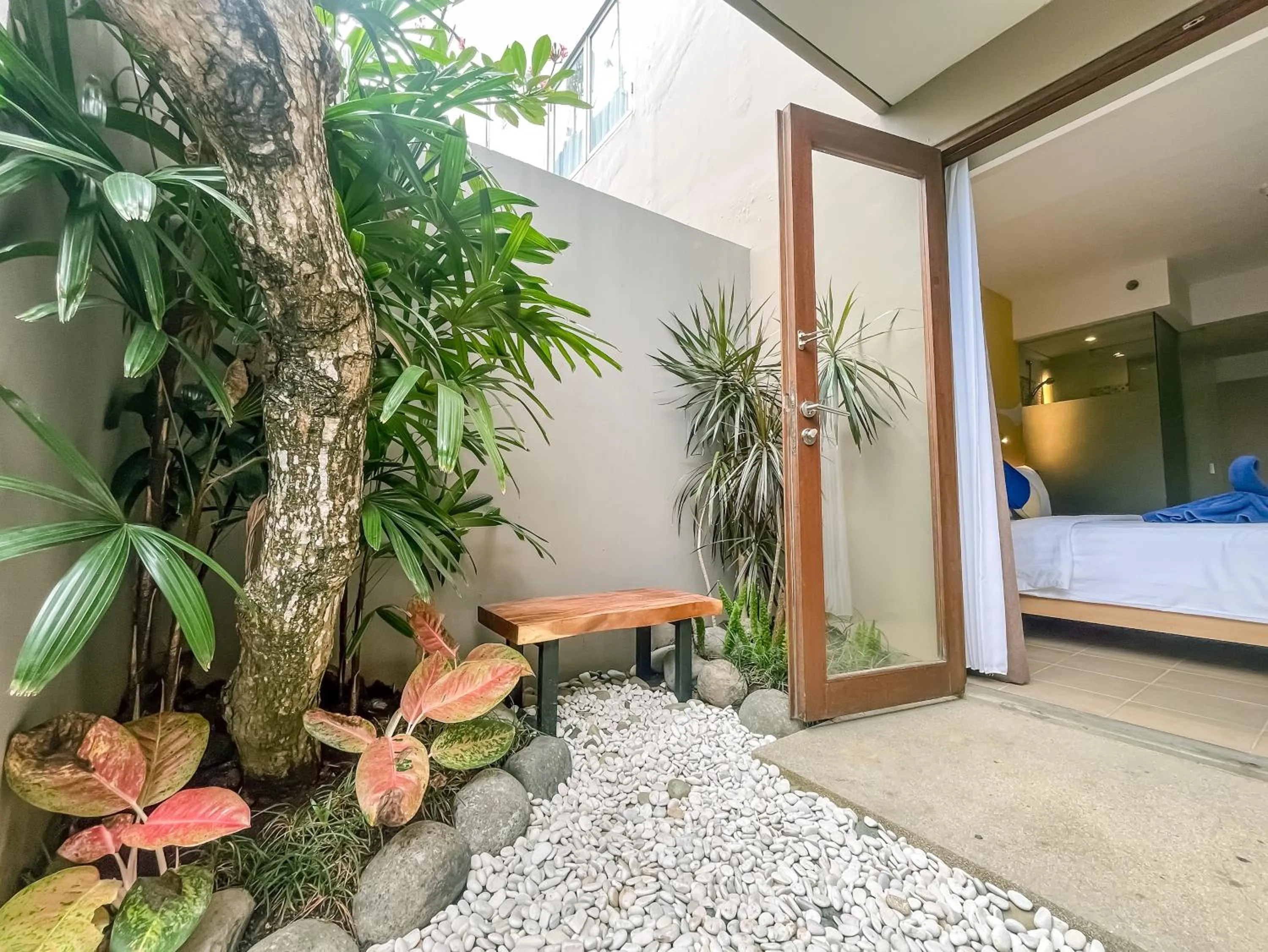 Garden view in Kuta Beach Hotel