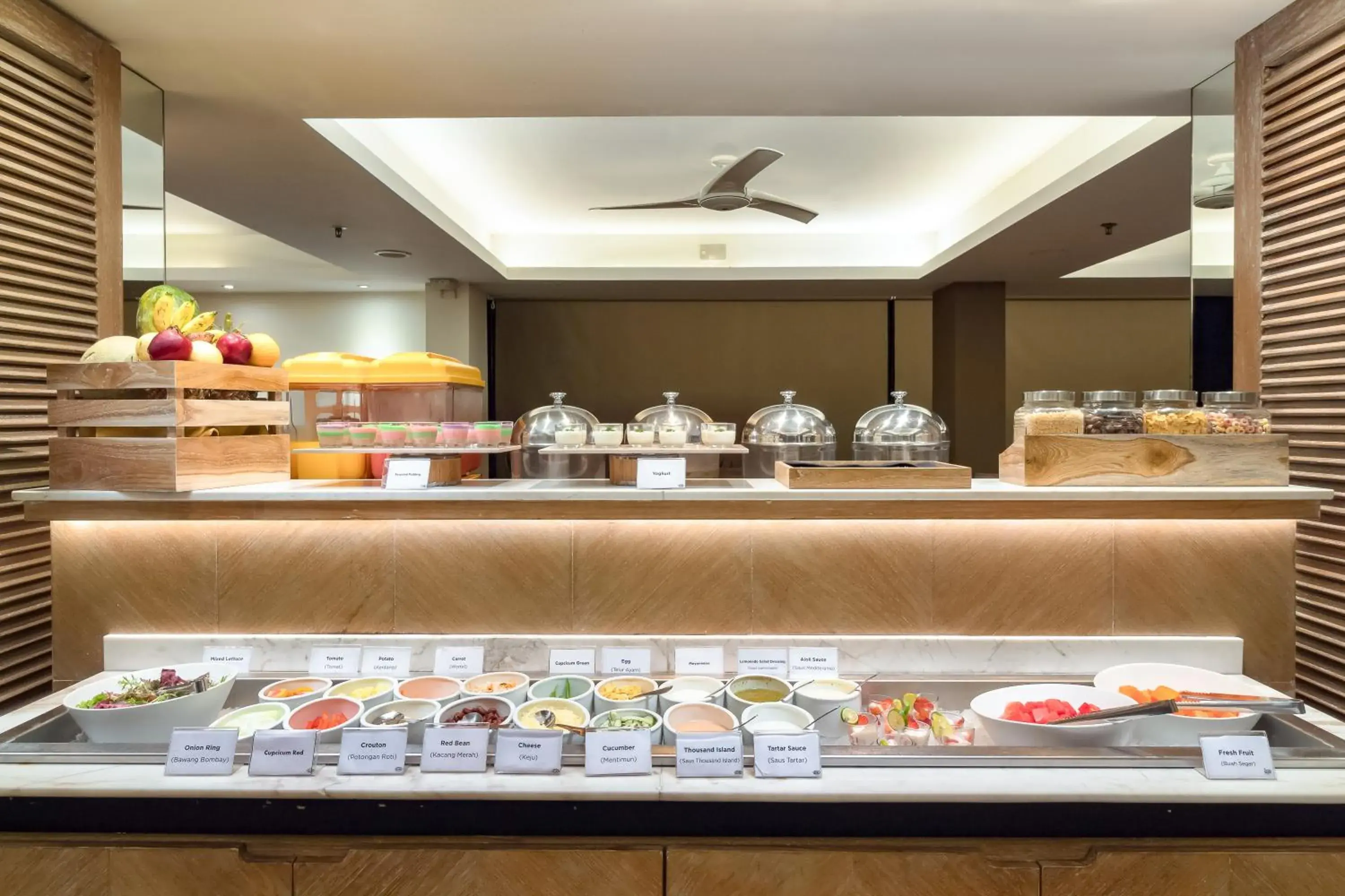 Food close-up in Kuta Beach Hotel Food close-up in Kuta Beach Hotel