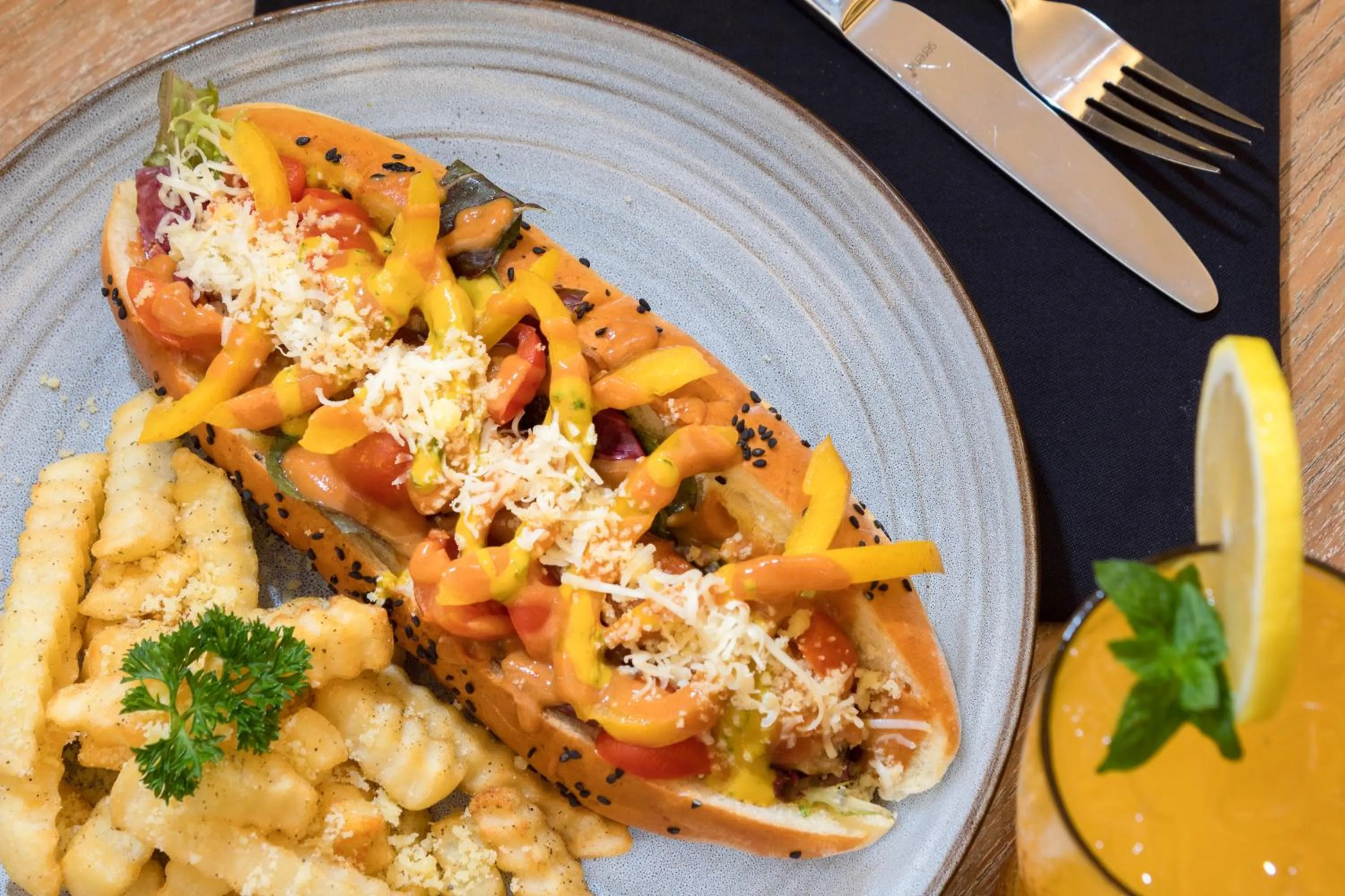 Food close-up in Kuta Beach Hotel