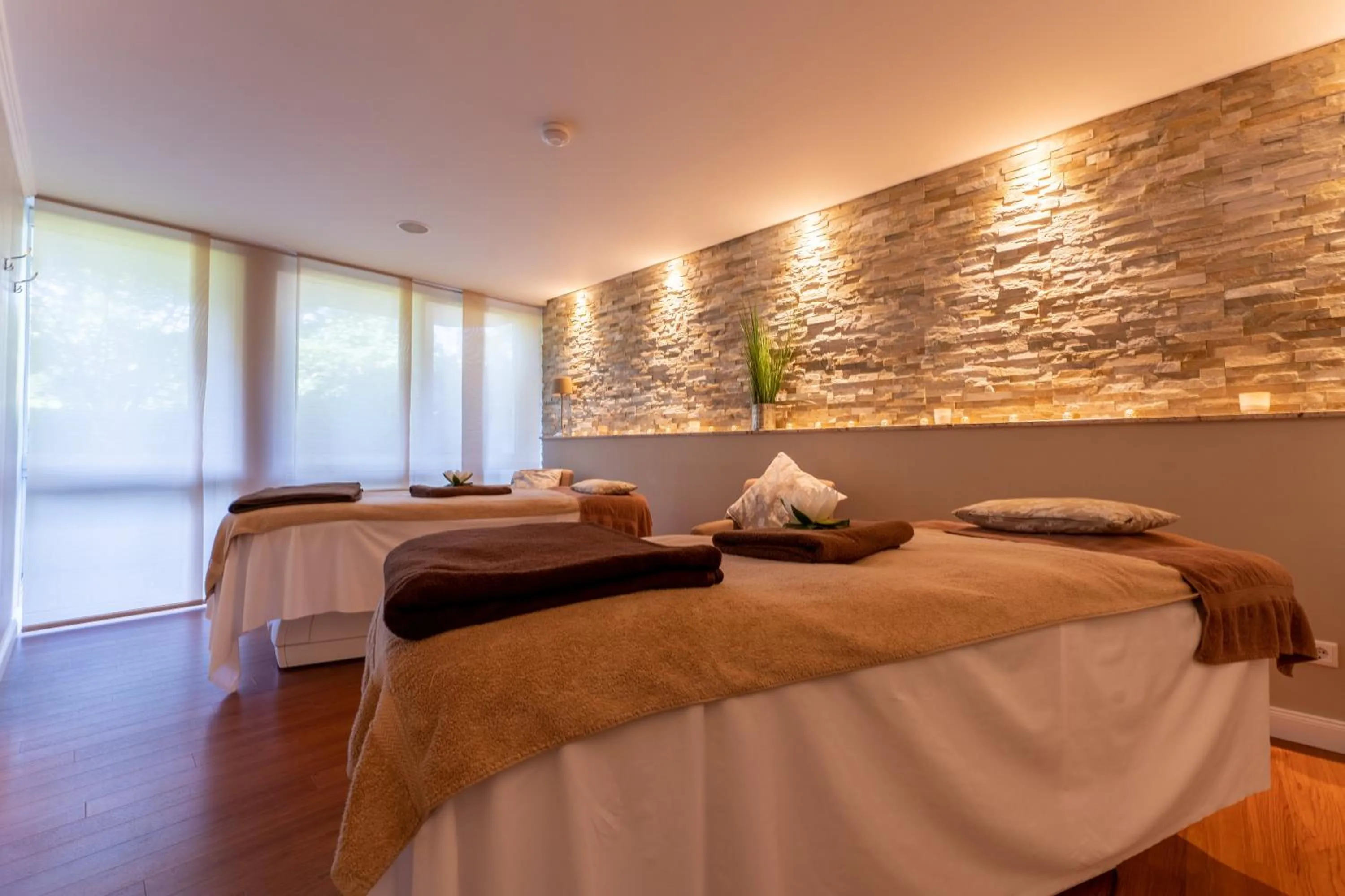 Spa and wellness centre/facilities, Bed in Kurhotel Drei Birken