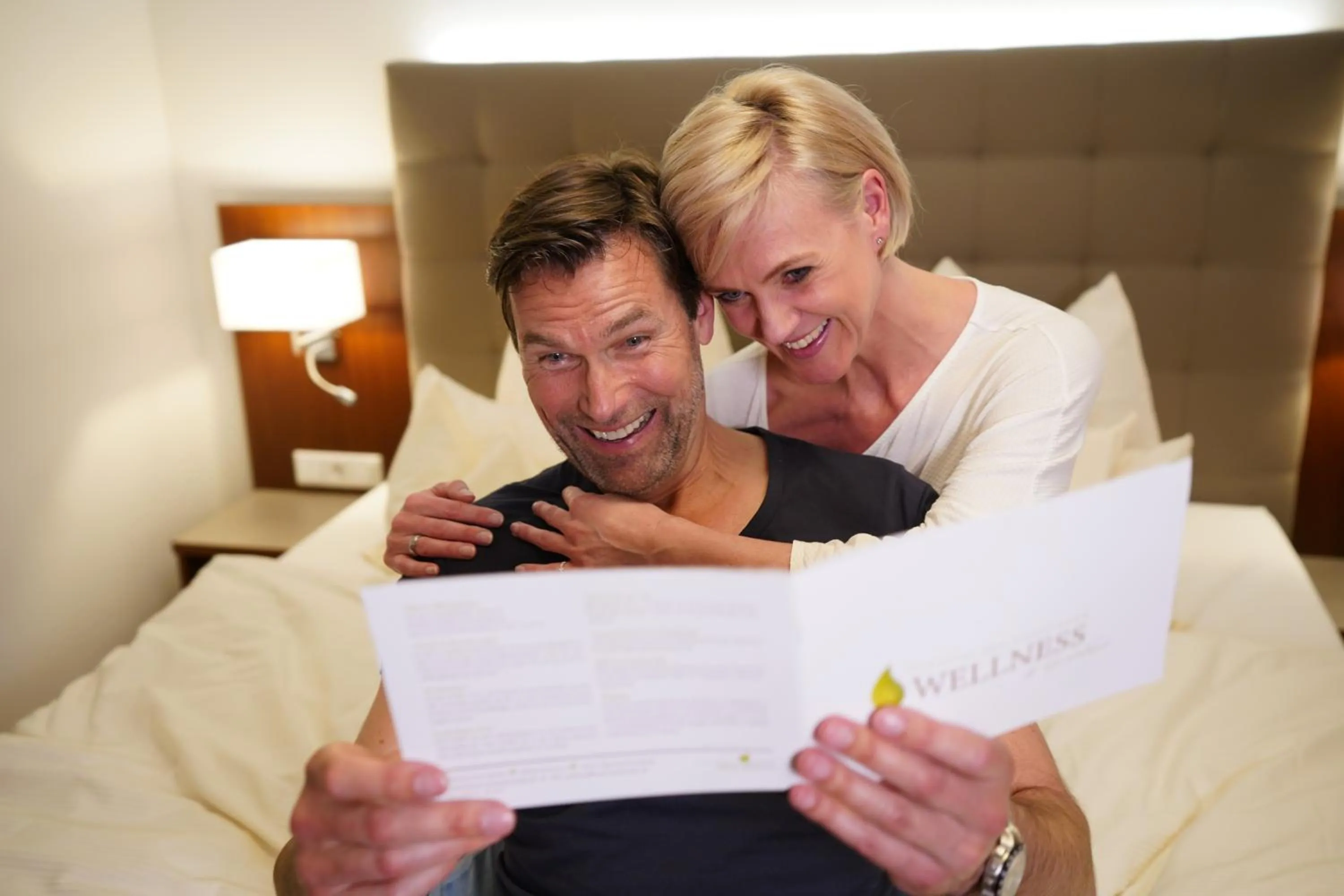 Guests, Bed in Kurhotel Drei Birken