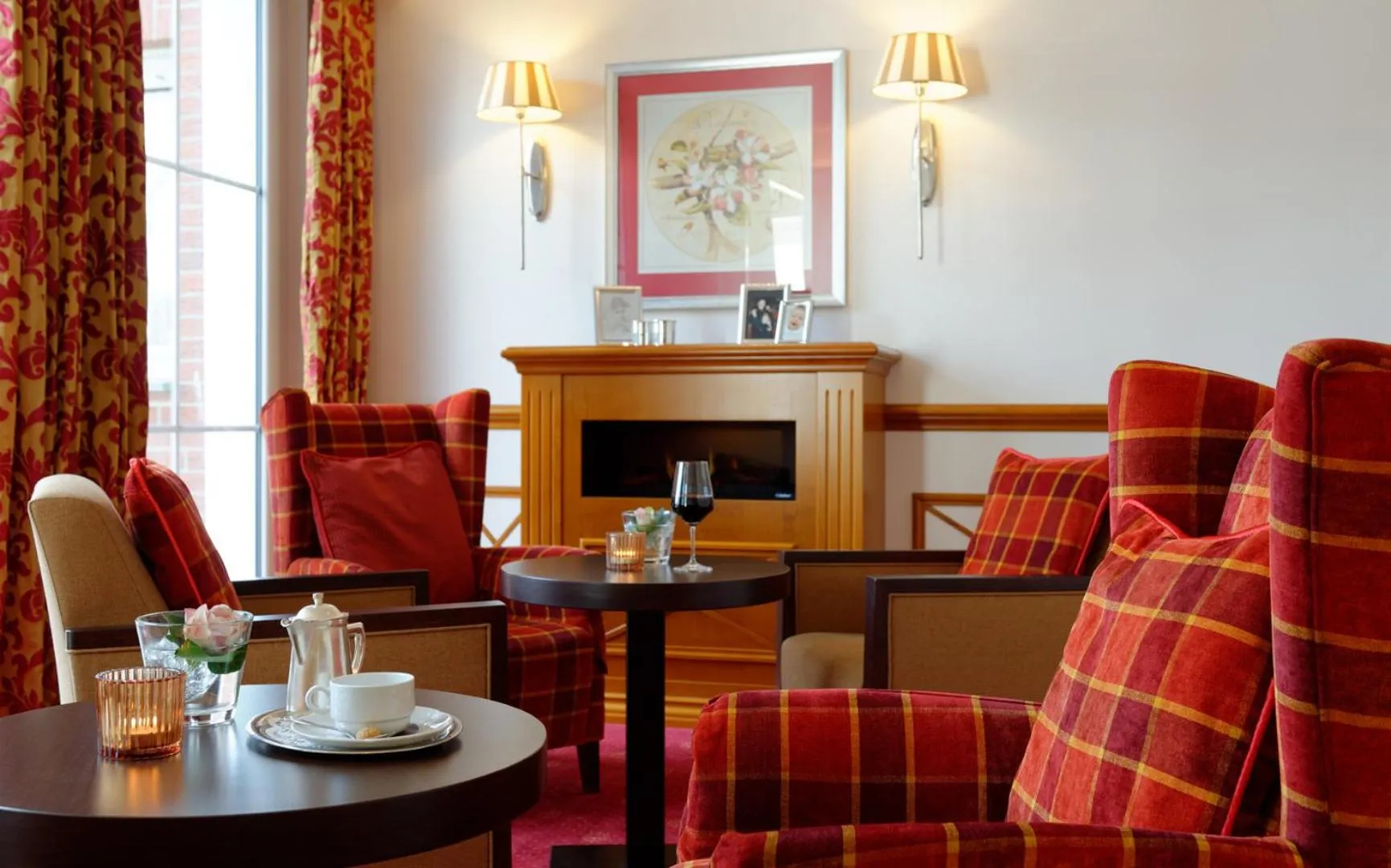 Lounge or bar in Kurhotel Drei Birken