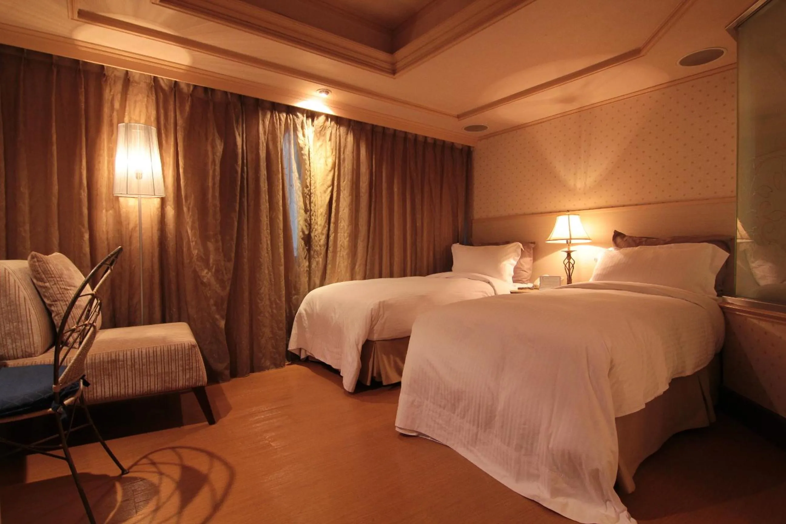 Bed in The Moon Hotel