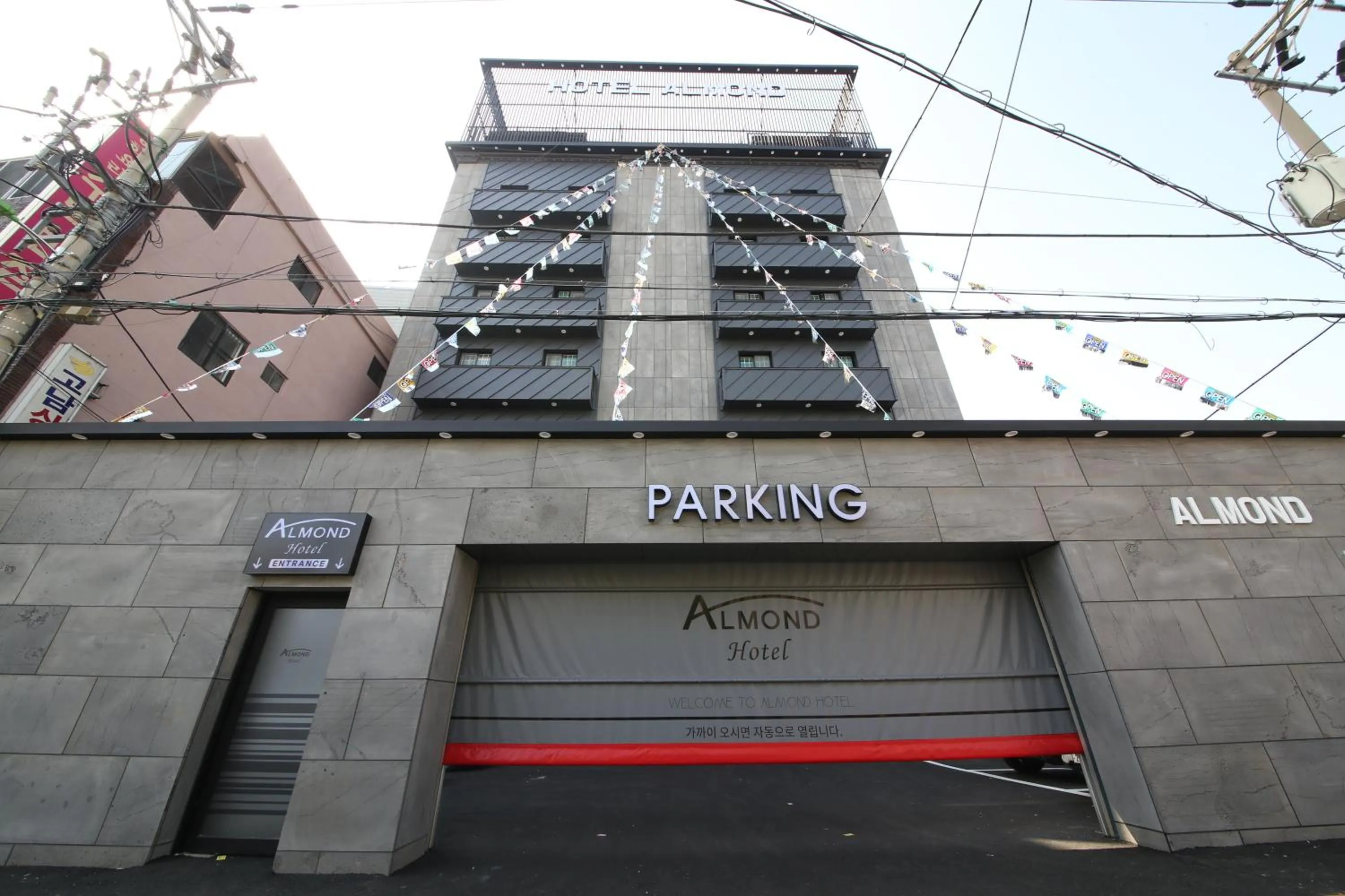 Property building in almond hotel Gupo station