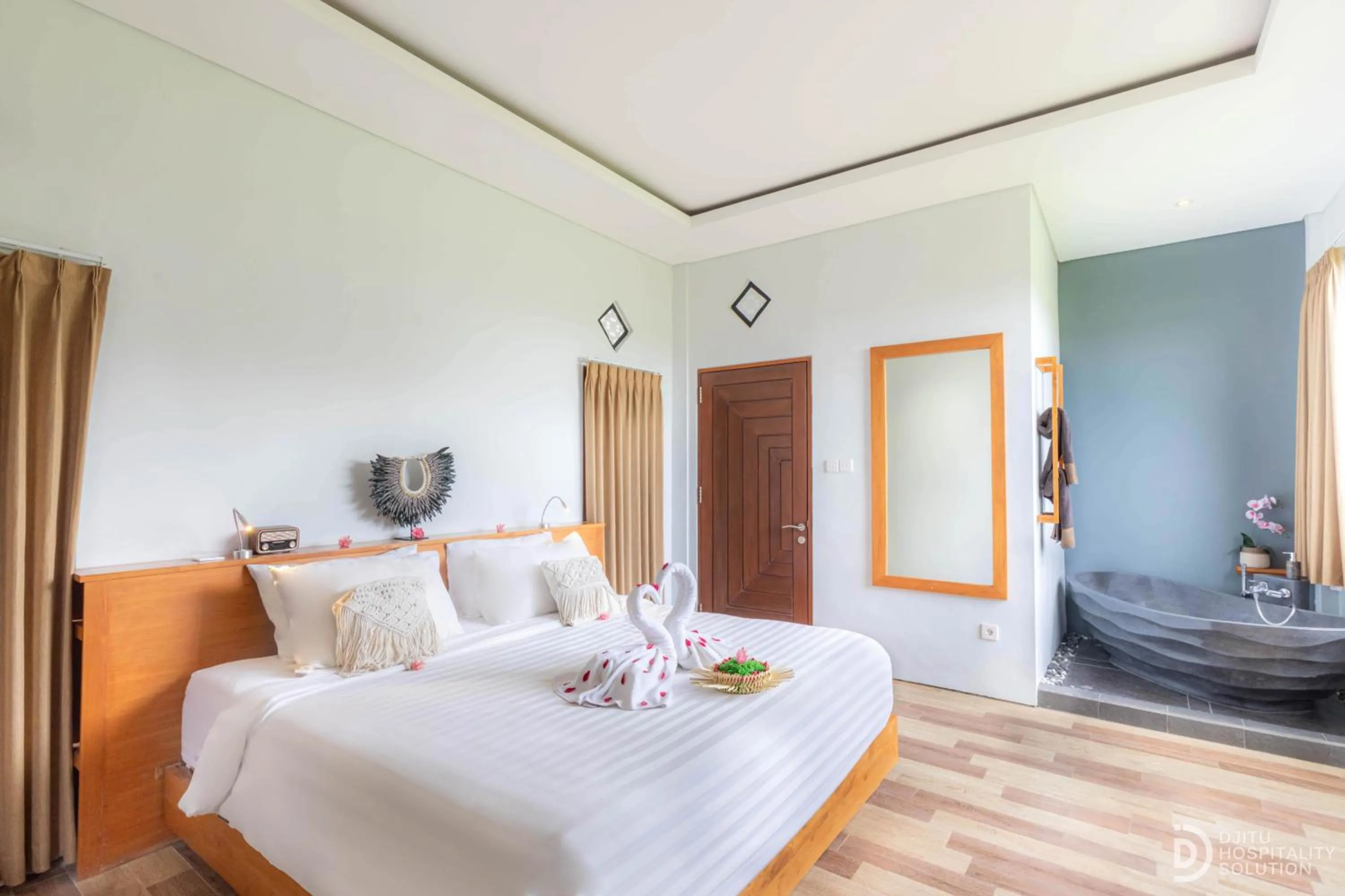 Bed in Green Sala Villa