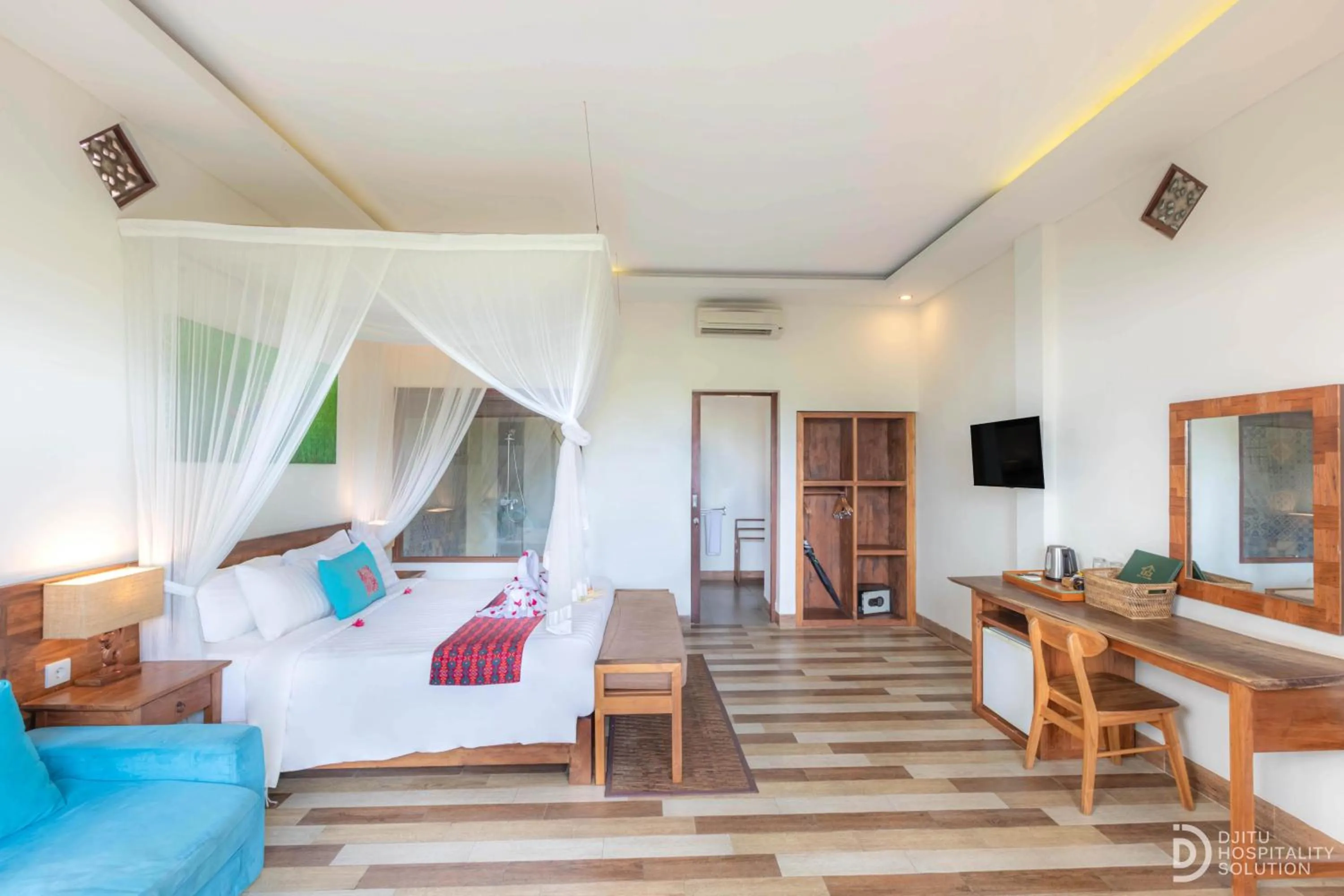 Bed in Green Sala Villa