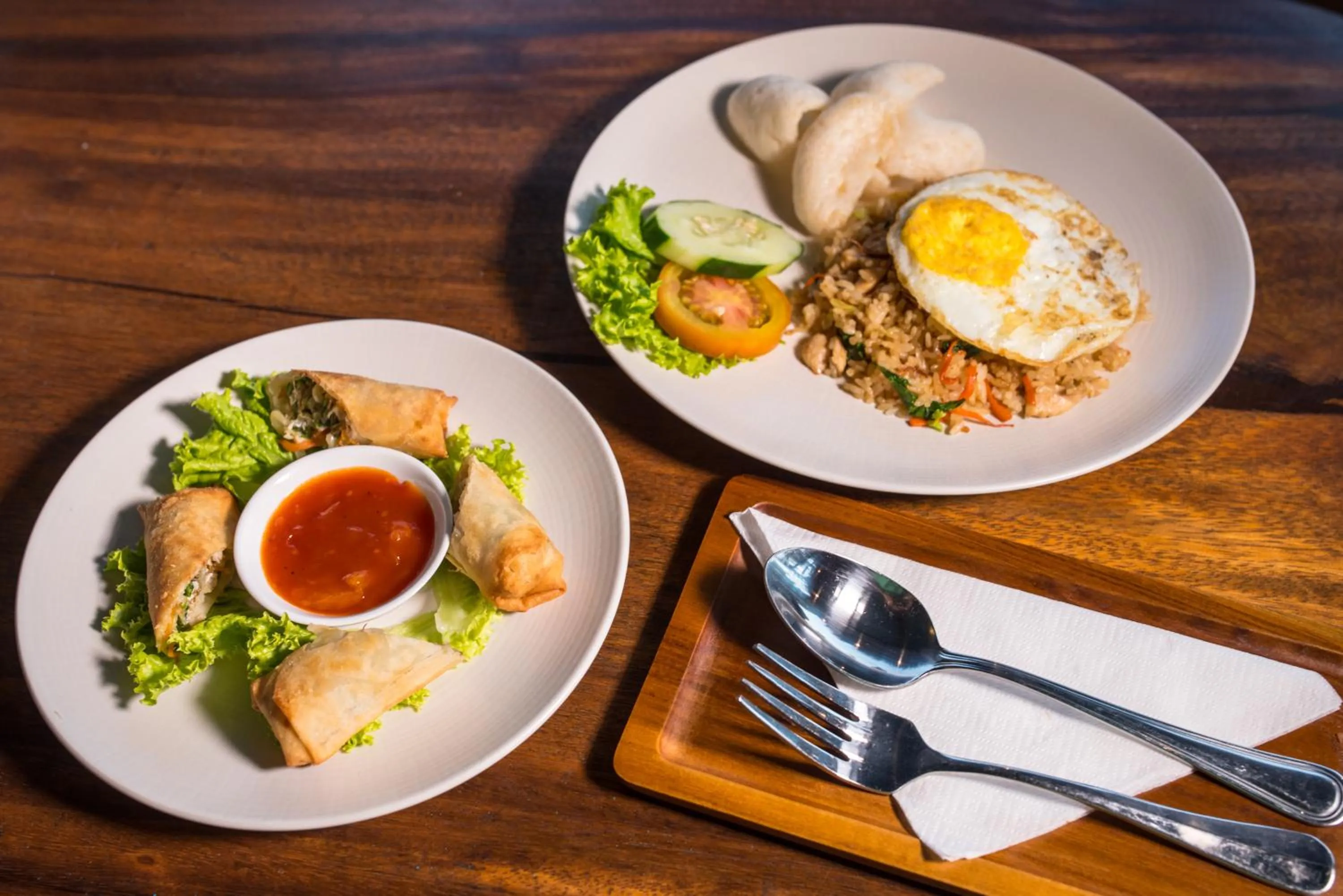 Food in Green Sala Villa