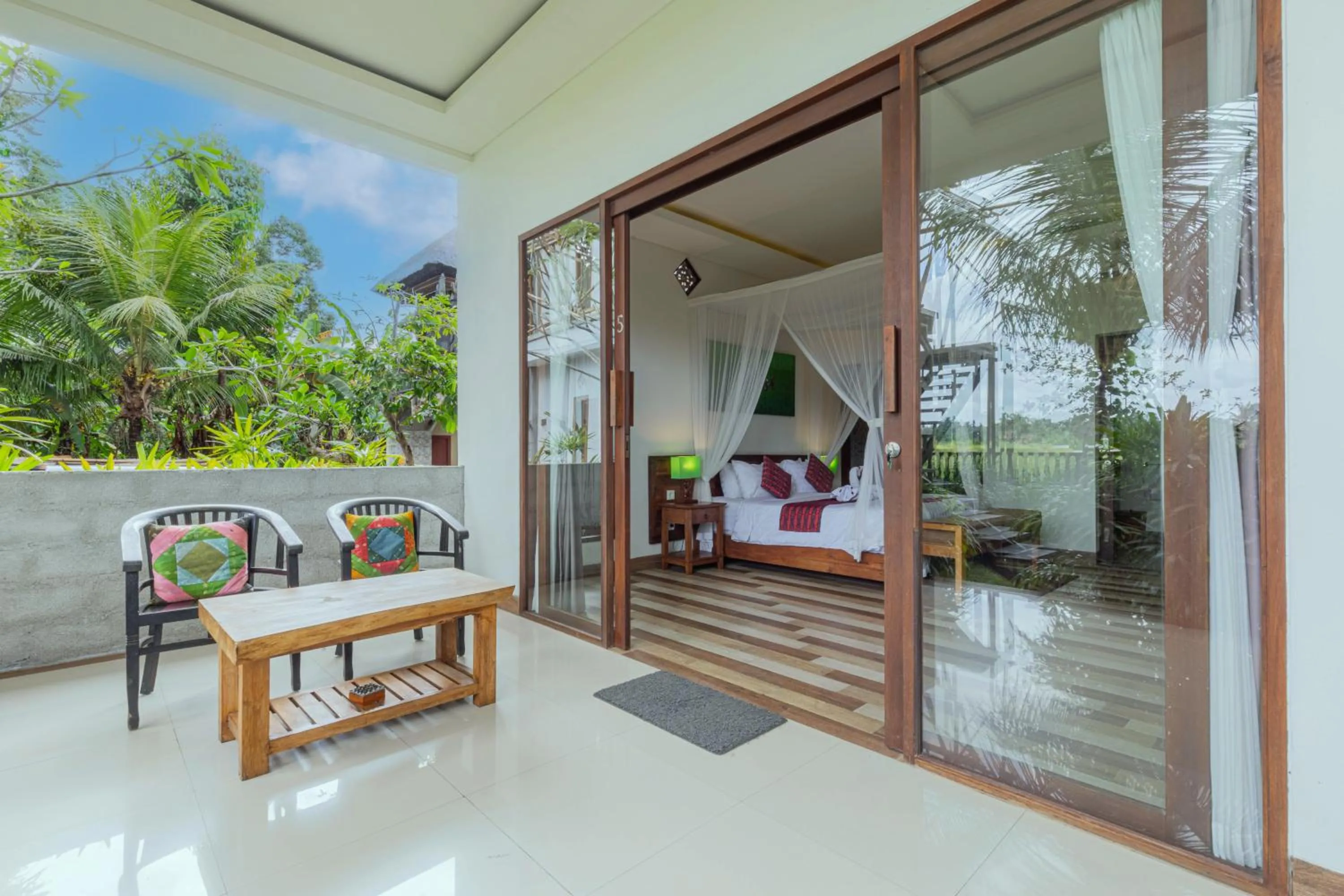 Bed in Green Sala Villa