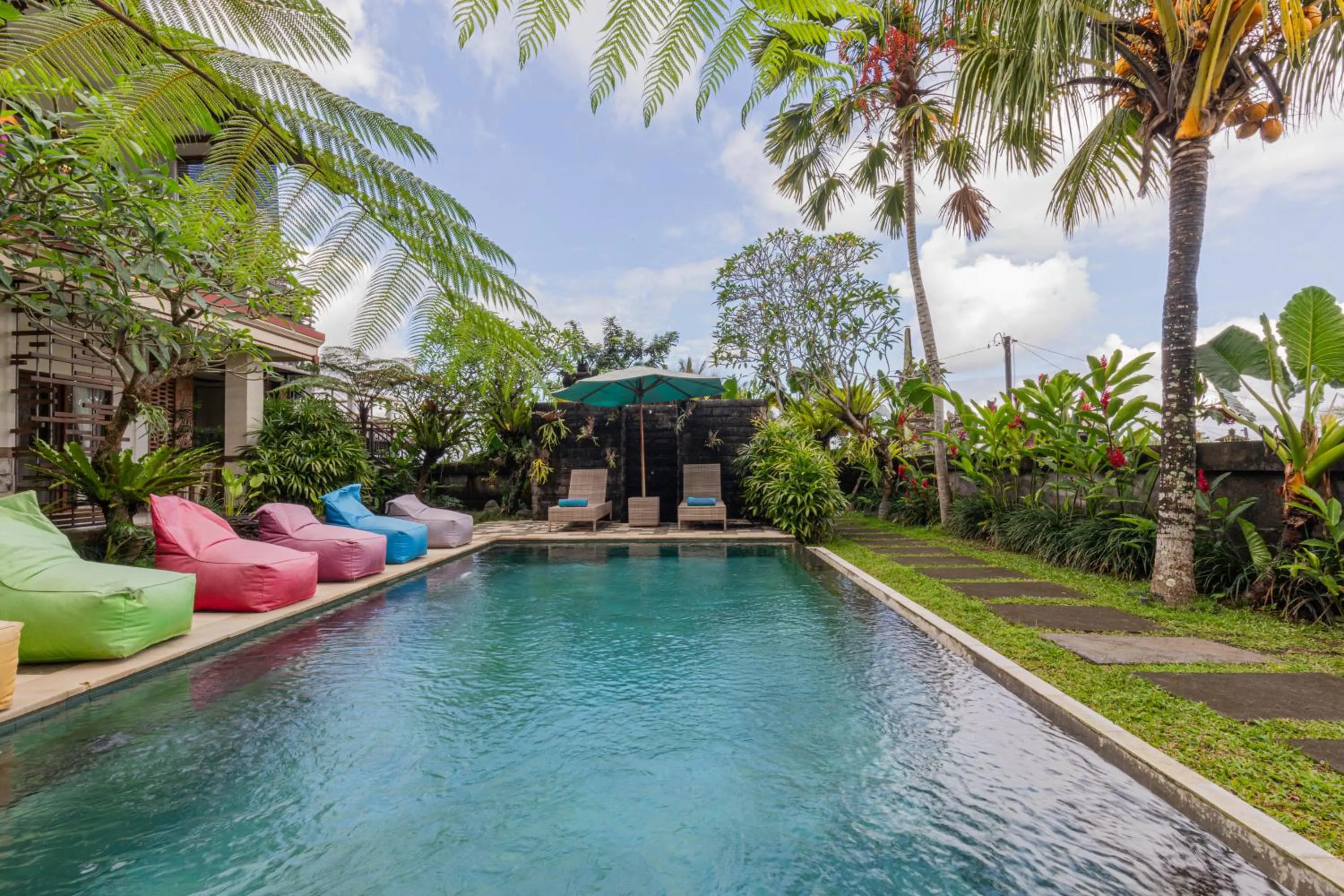 Pool view in Green Sala Villa