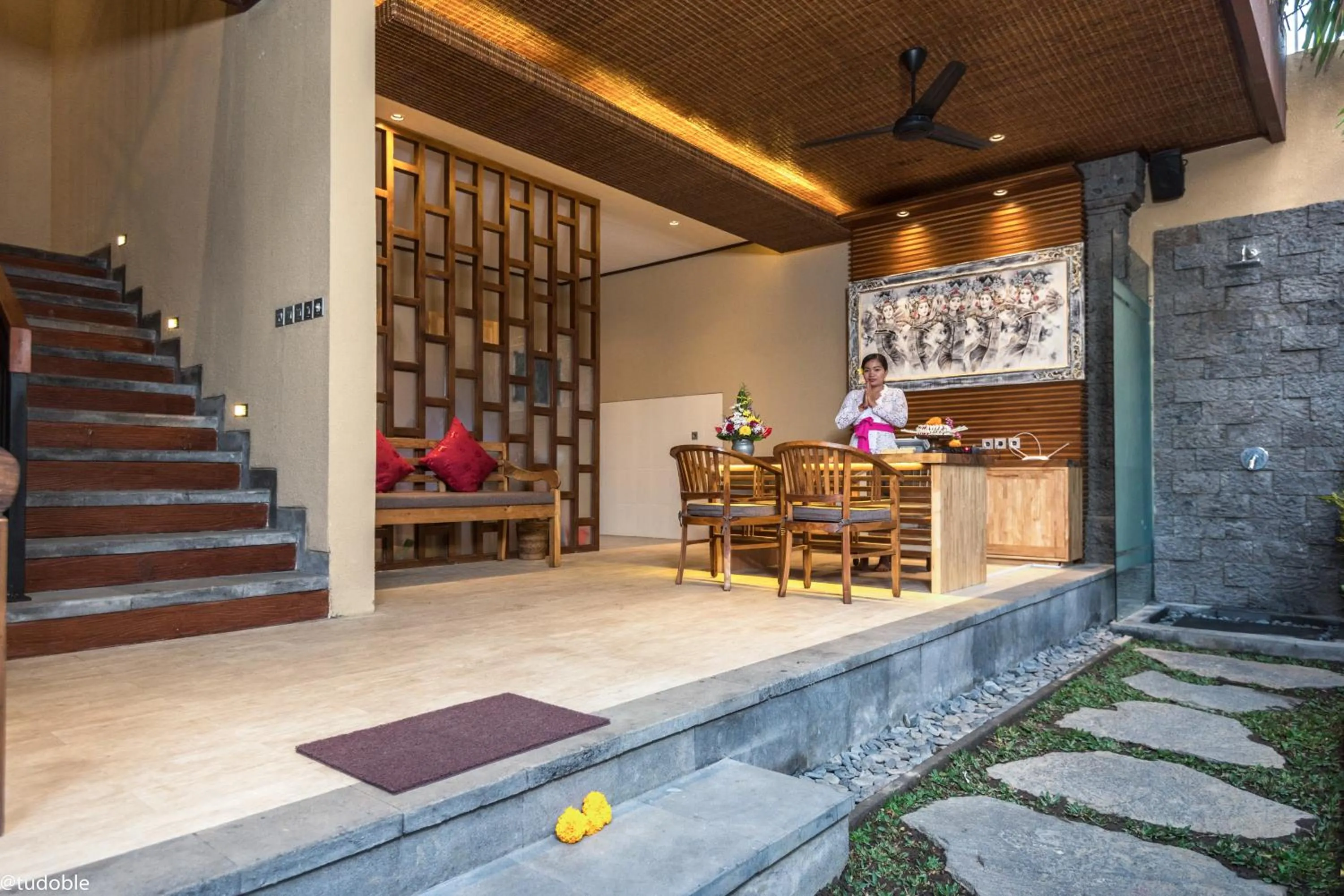 Lobby or reception in Bliss Ubud Abangan
