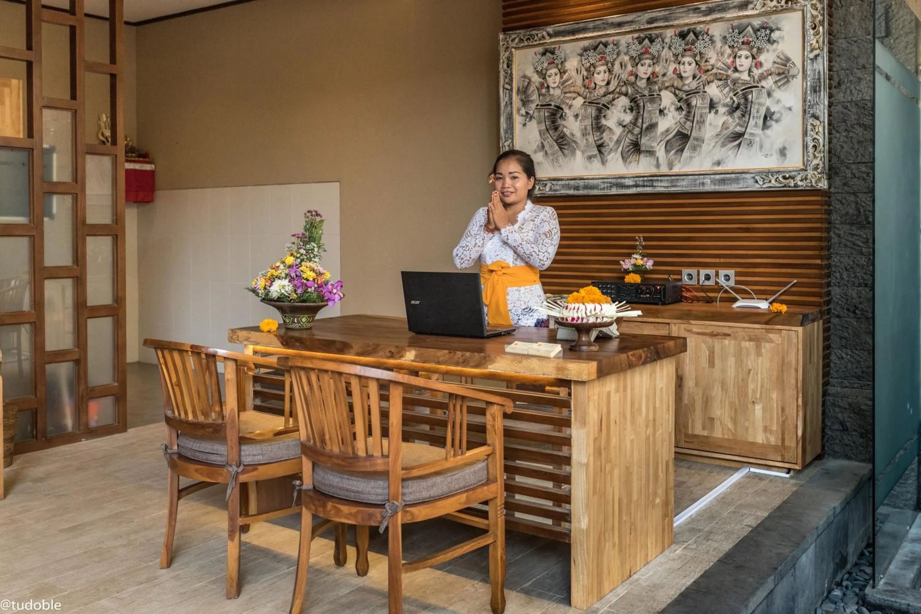 Lobby or reception in Bliss Ubud Abangan