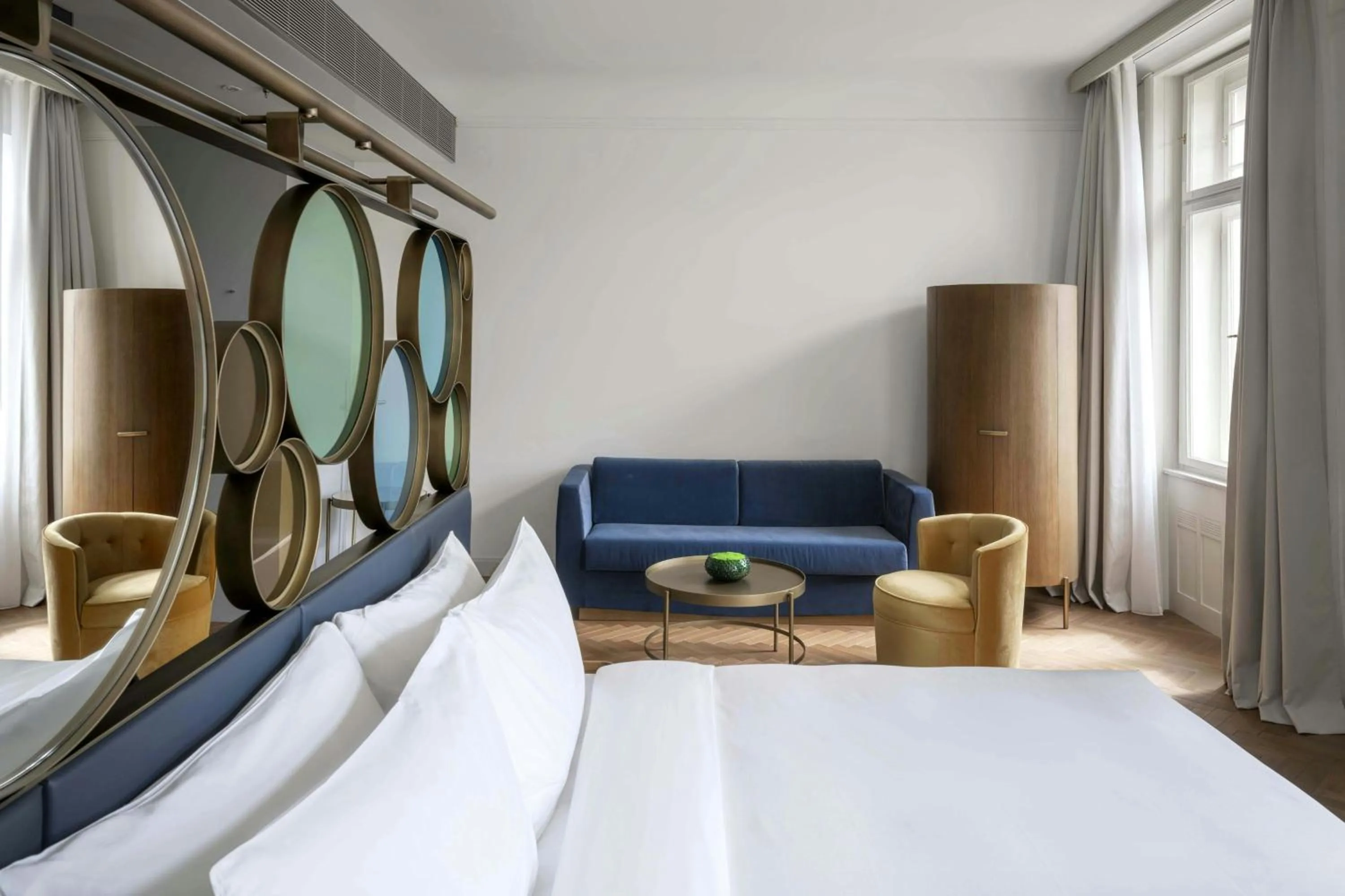 Photo of the whole room, Bed in W Prague