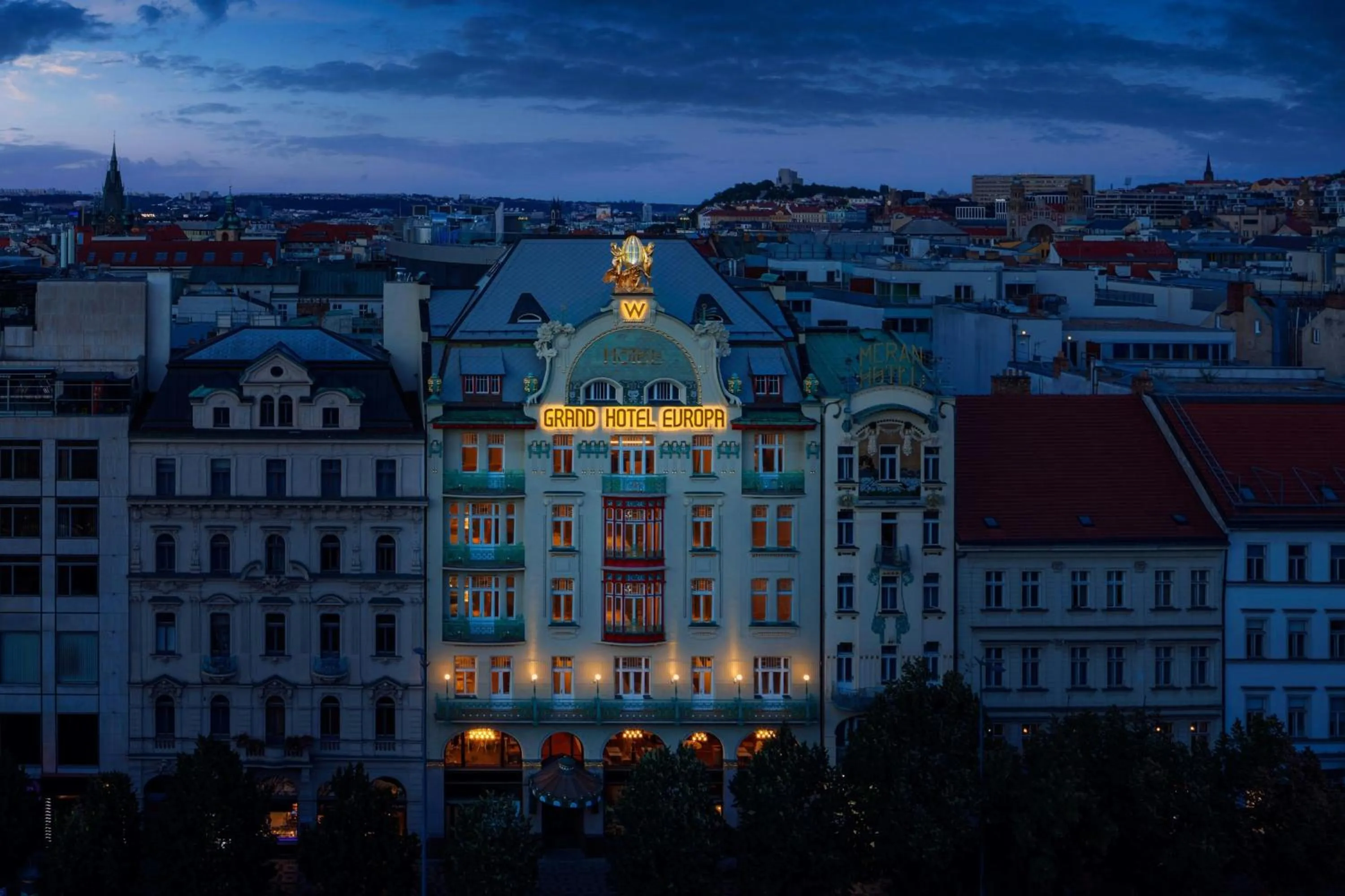 Property building in W Prague