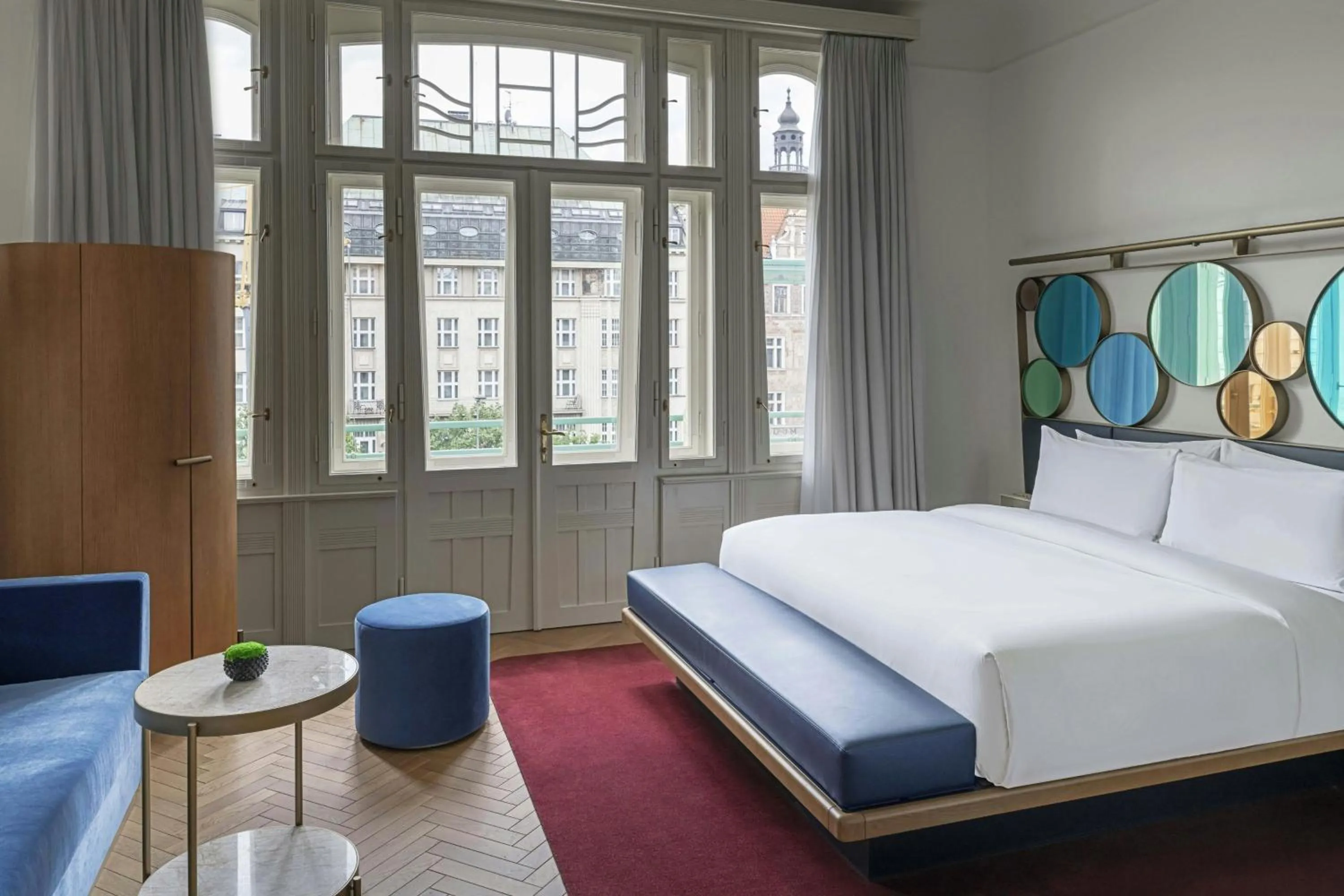 Photo of the whole room, Bed in W Prague