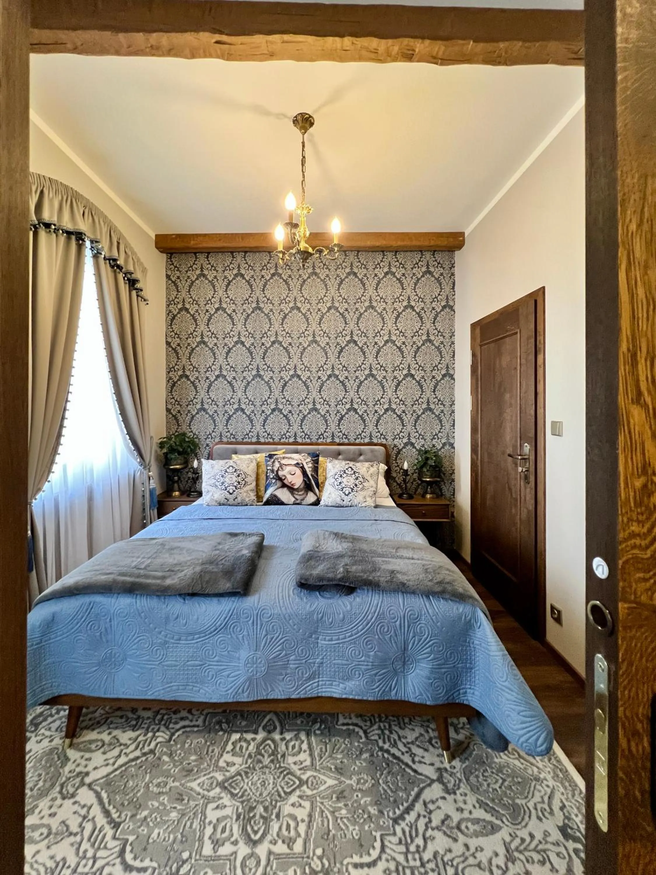 Bedroom, Bed in Prague Golden Age