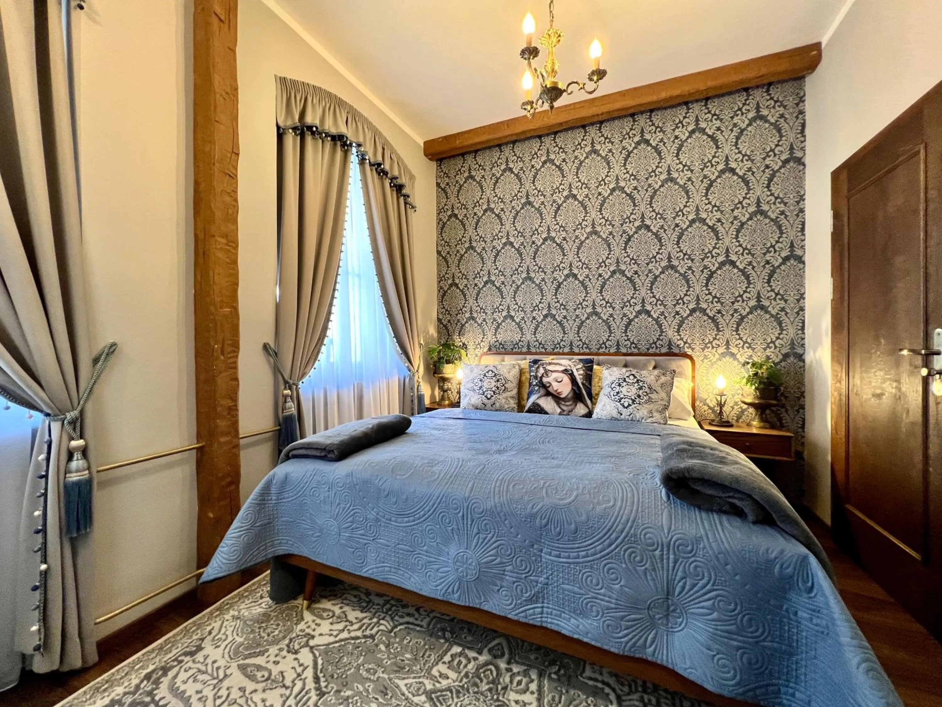 Bedroom, Bed in Prague Golden Age