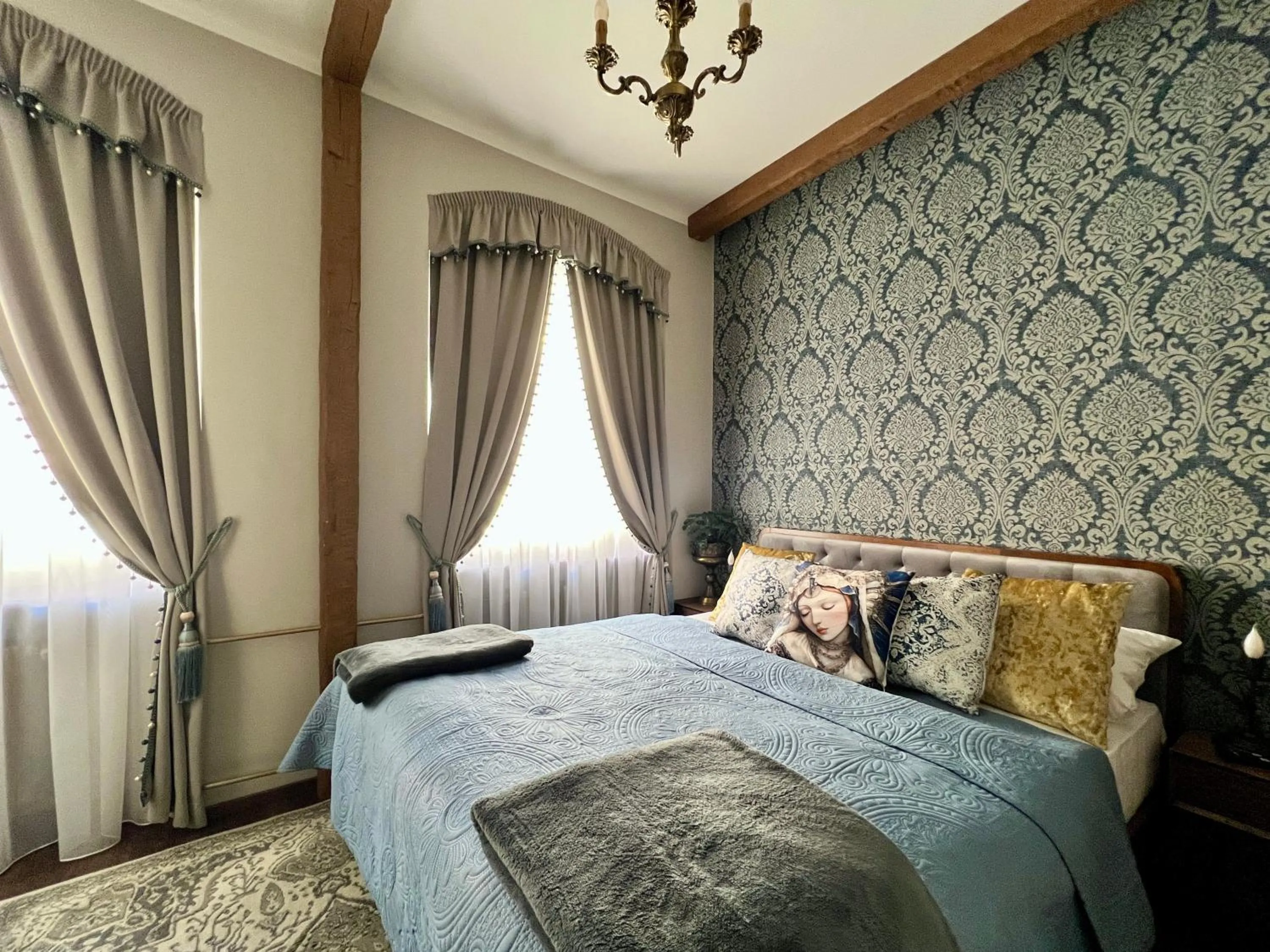 Bedroom, Bed in Prague Golden Age