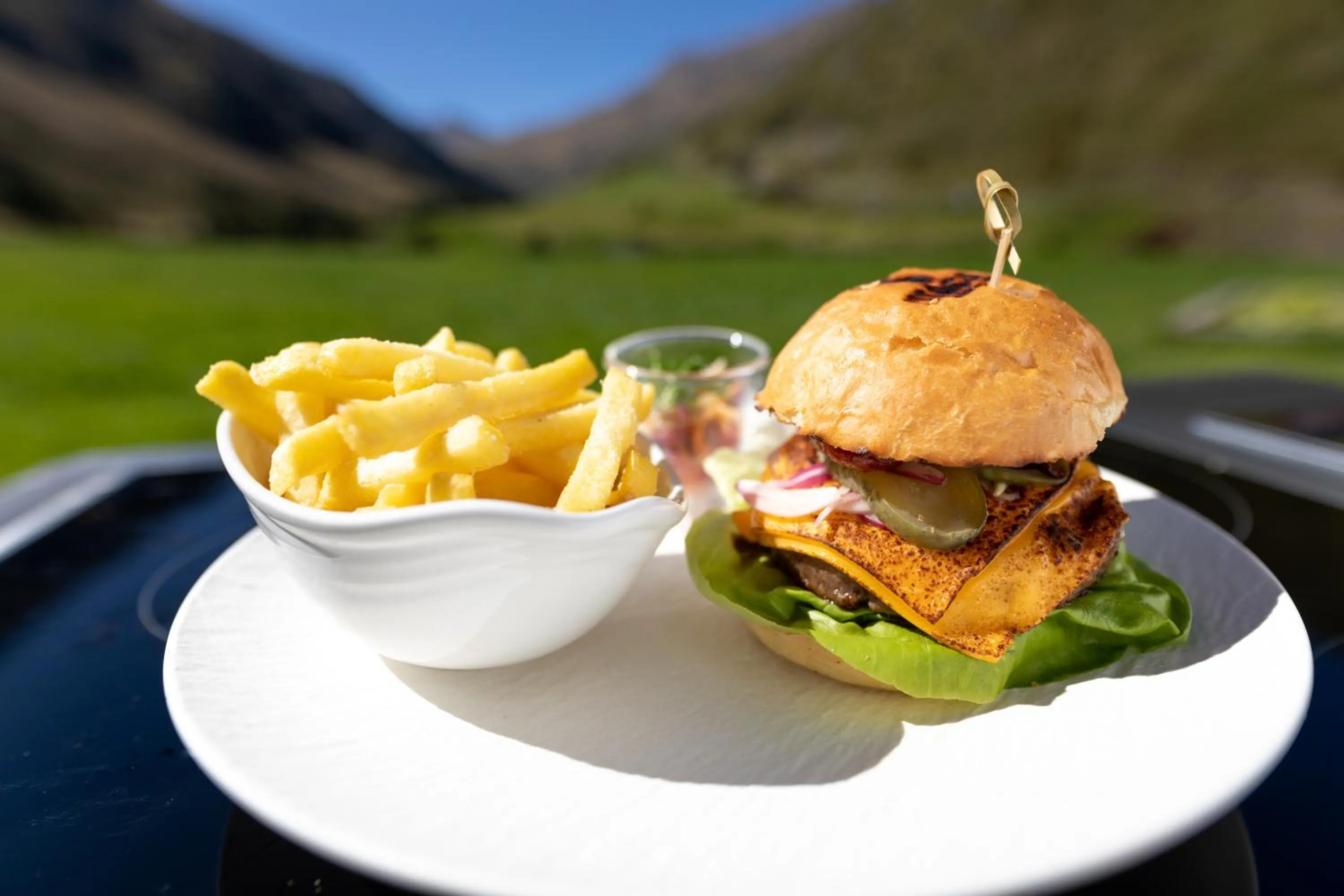 Food close-up in Hotel Macun, Vent im Ötztal