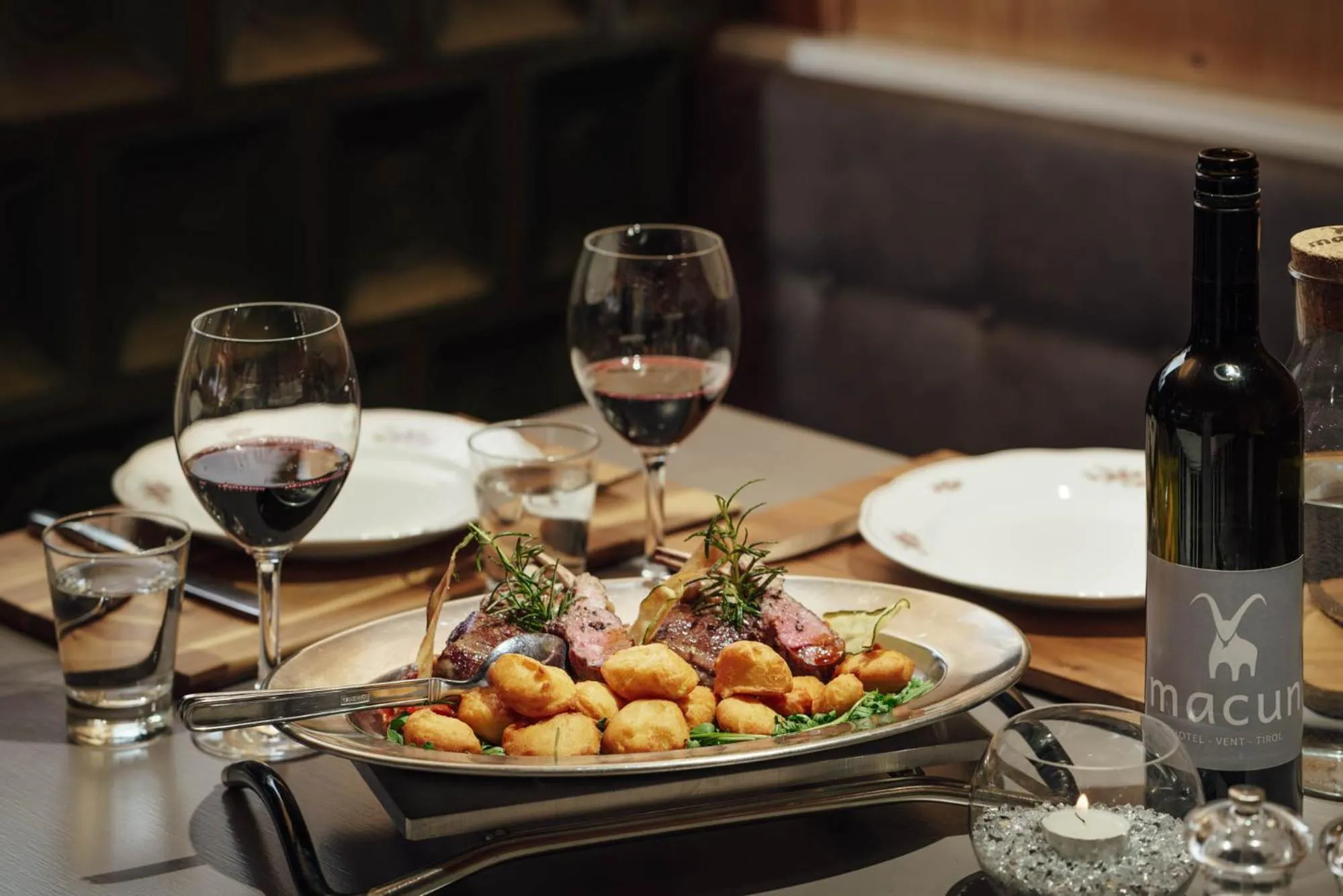 Restaurant/places to eat in Hotel Macun, Vent im Ötztal