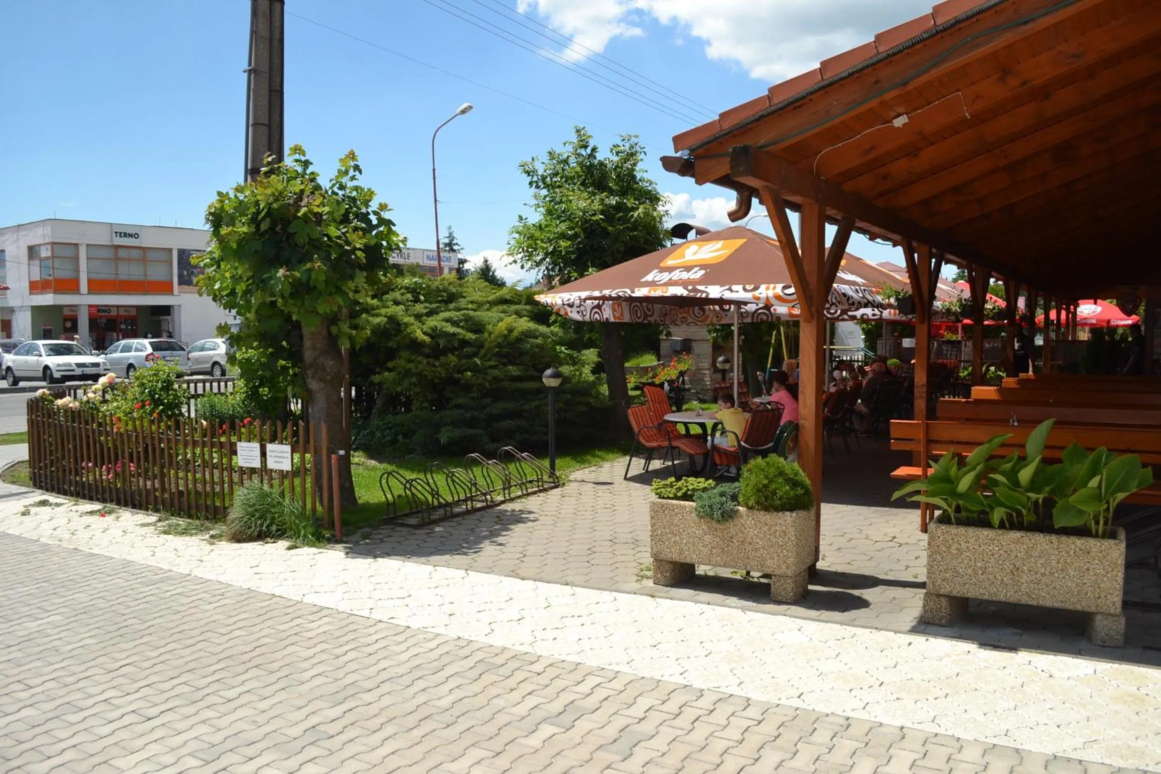 Garden in Rusovský Penzión