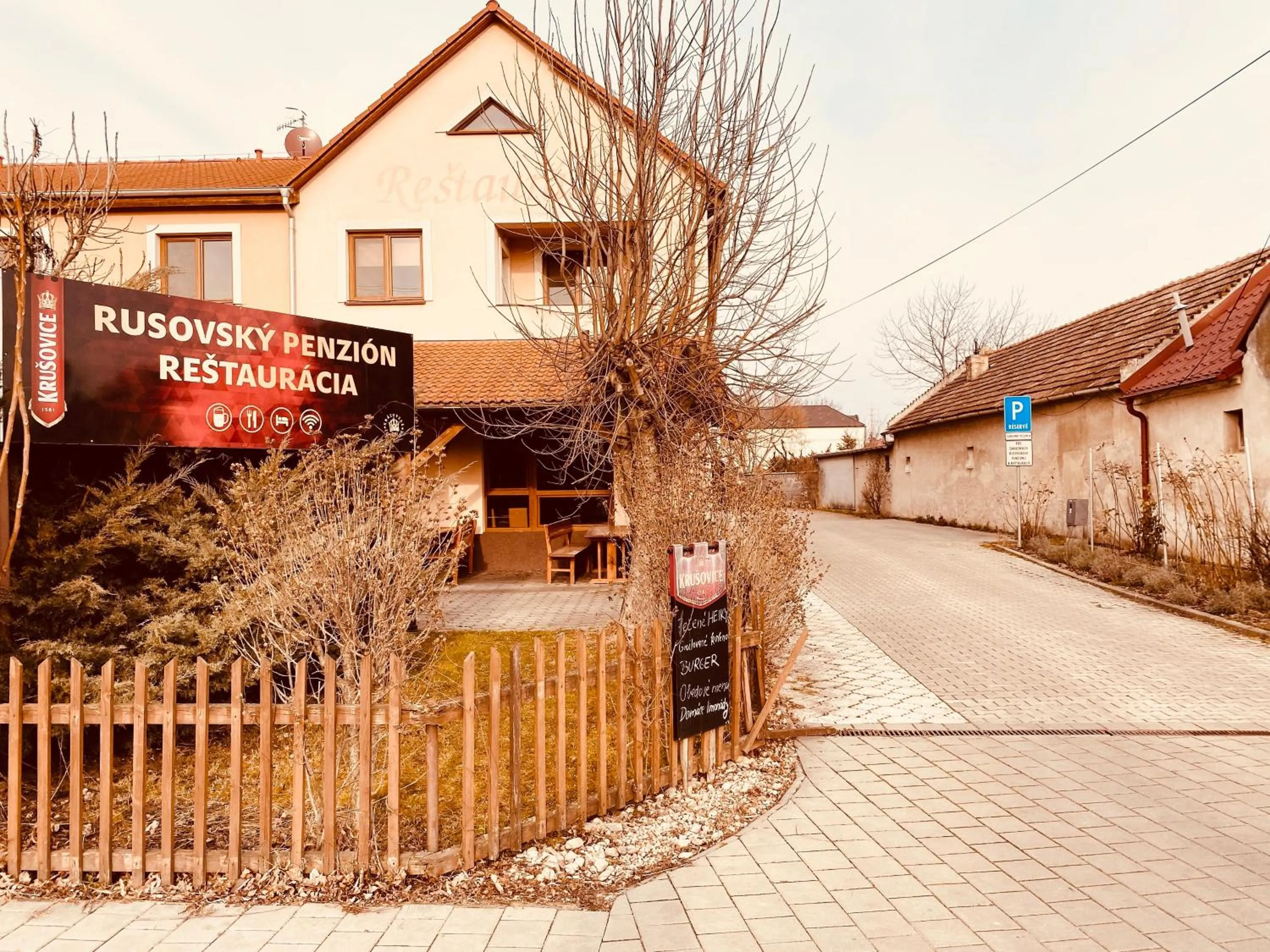 Property building in Rusovský Penzión