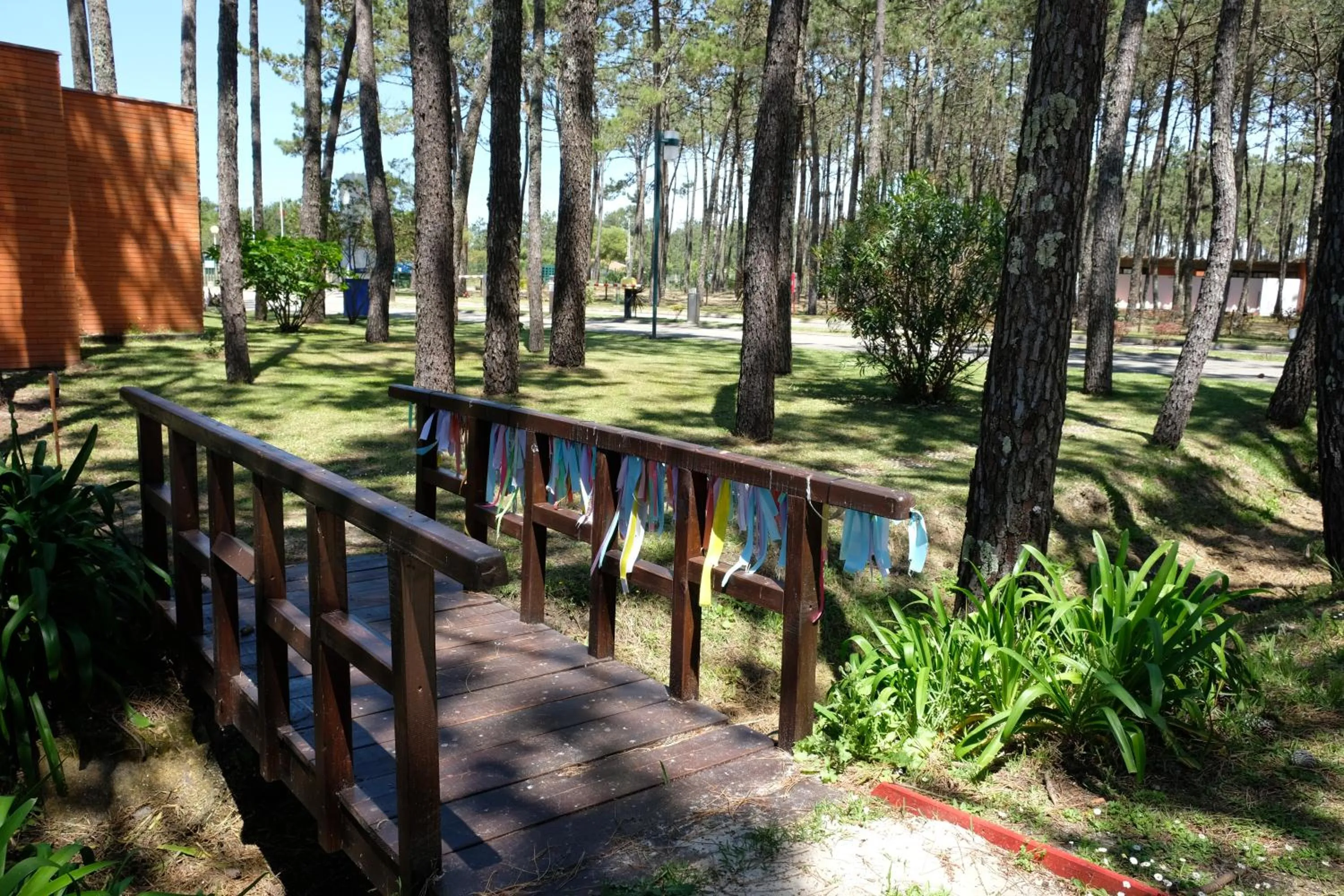 Garden in Parque de Campismo Orbitur Vagueira
