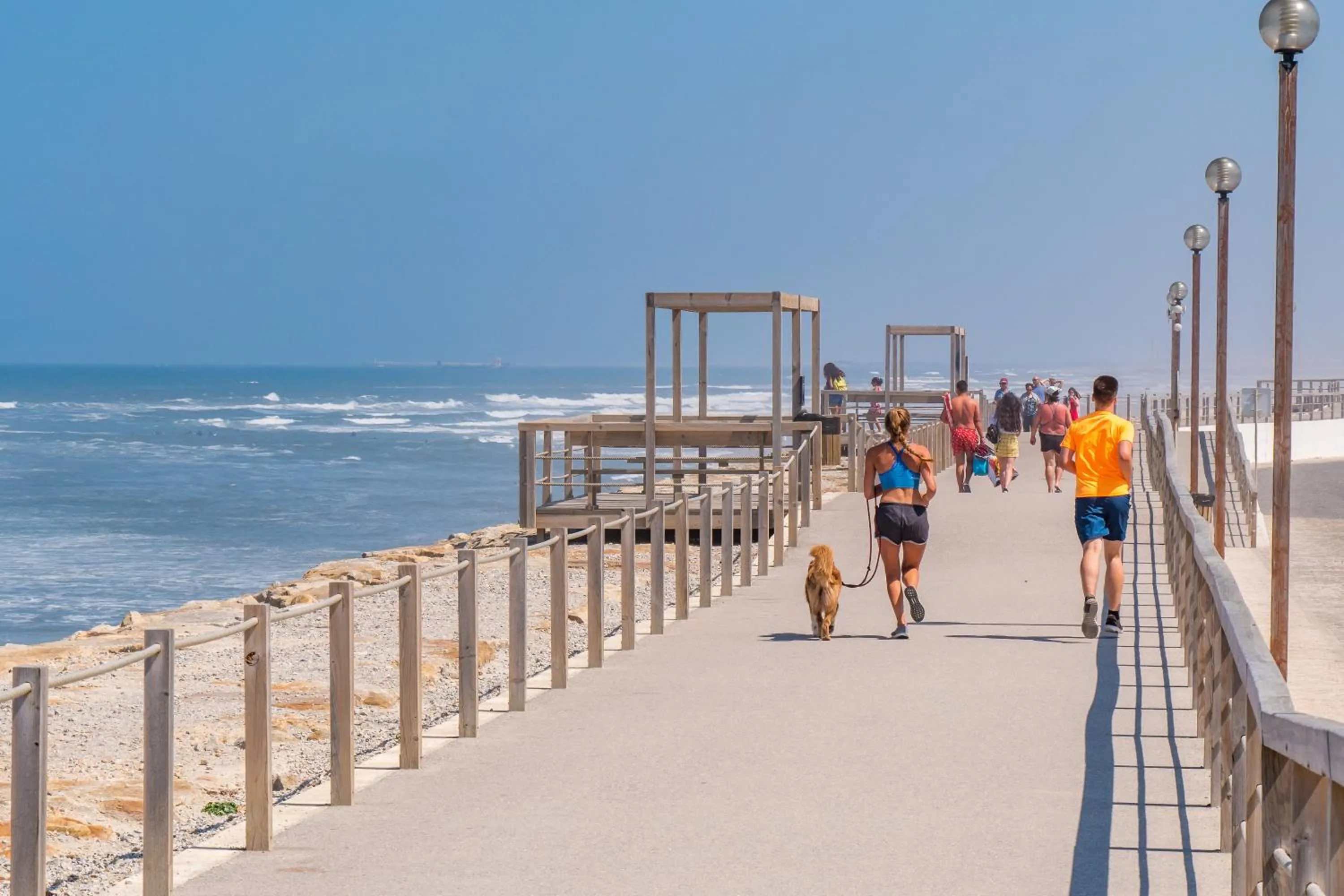 Beach in Parque de Campismo Orbitur Vagueira