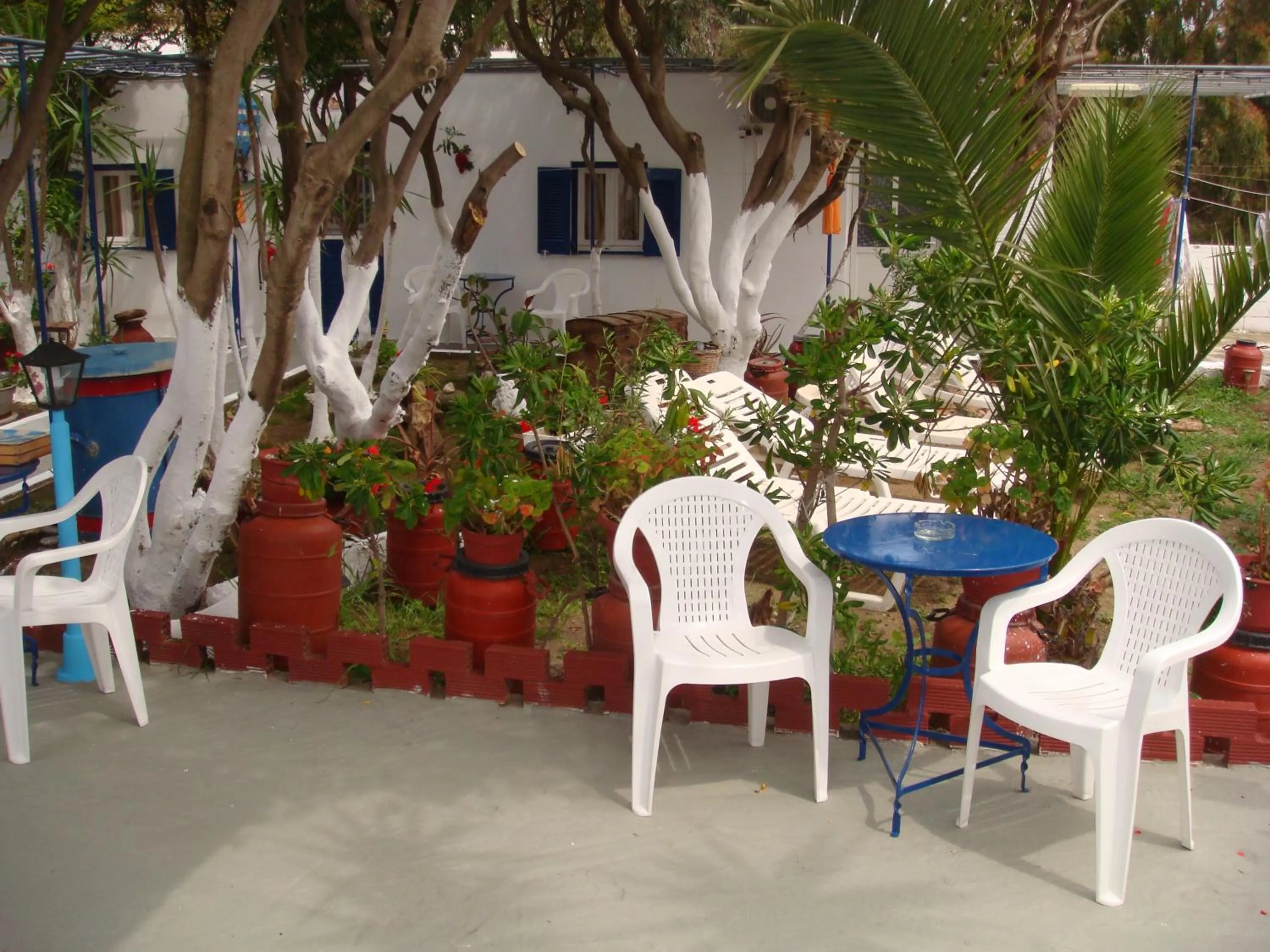 Garden view in Boussetil Rooms CapAnMat