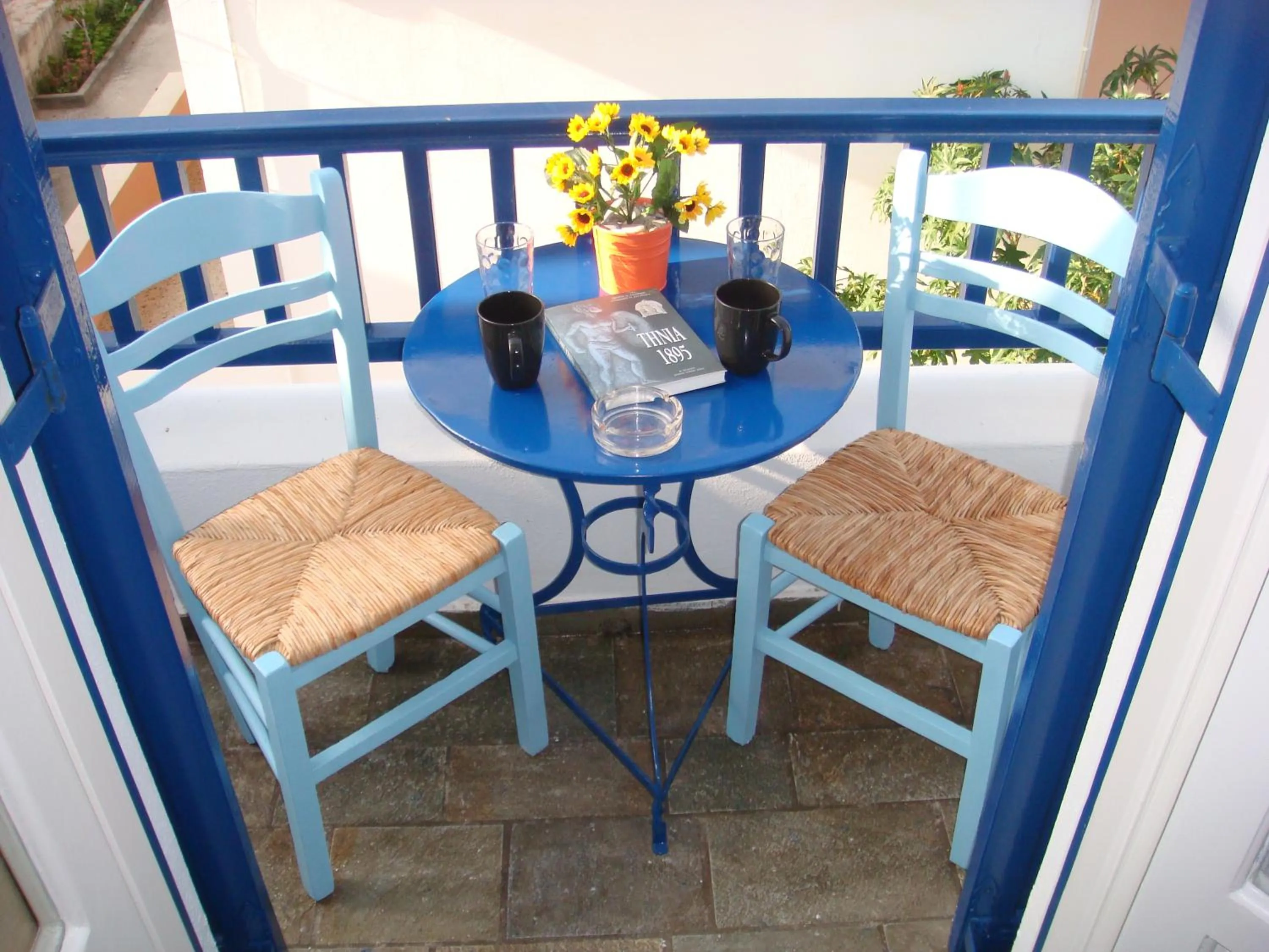 Balcony/Terrace in Boussetil Rooms CapAnMat