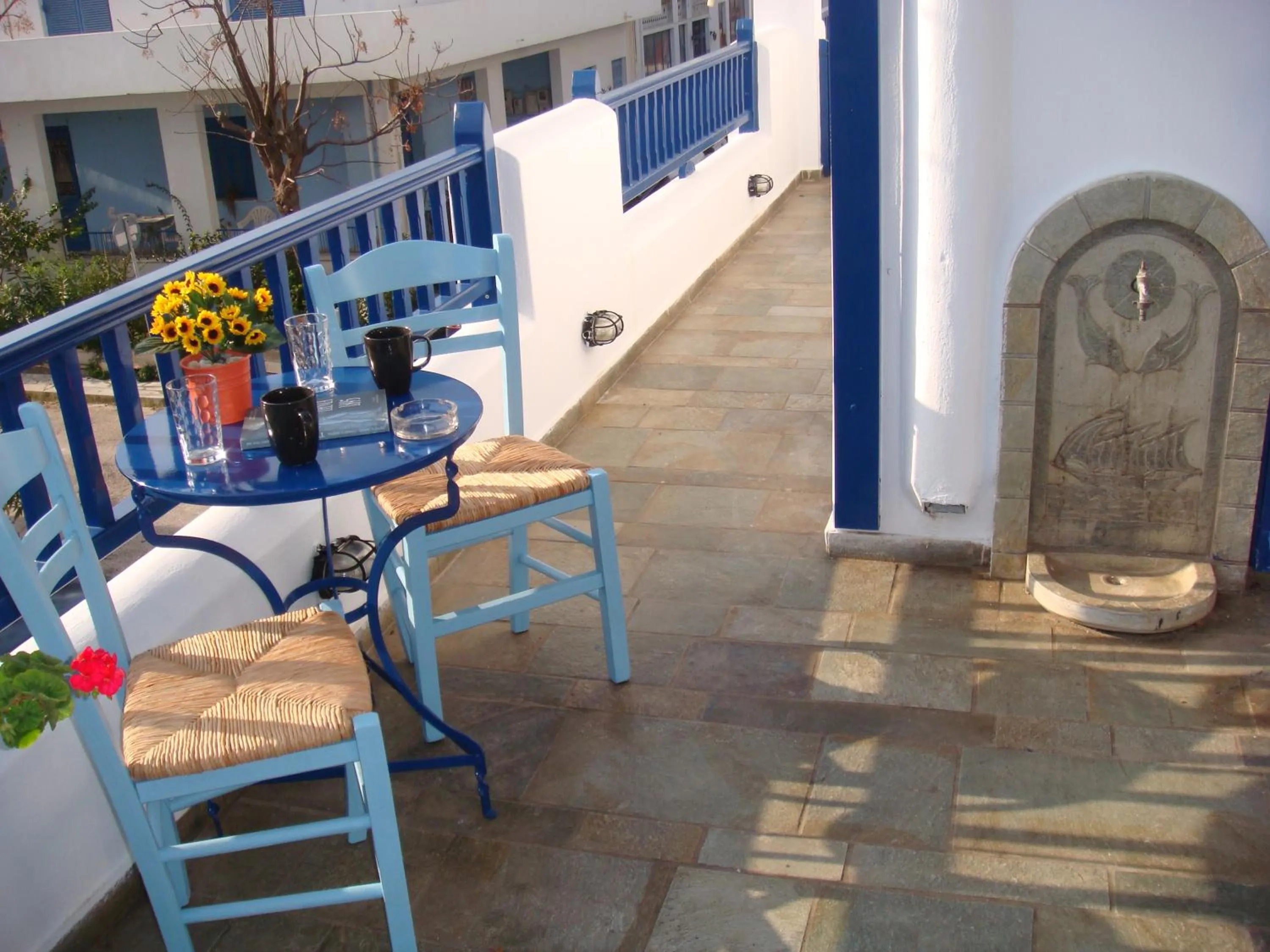 Balcony/Terrace in Boussetil Rooms CapAnMat