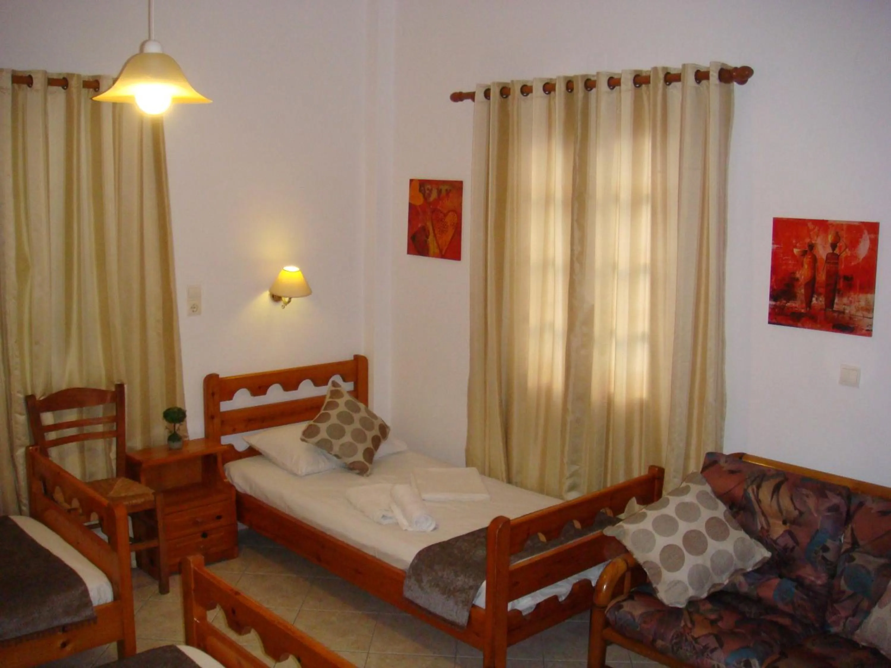 Living room, Bed in Boussetil Rooms CapAnMat